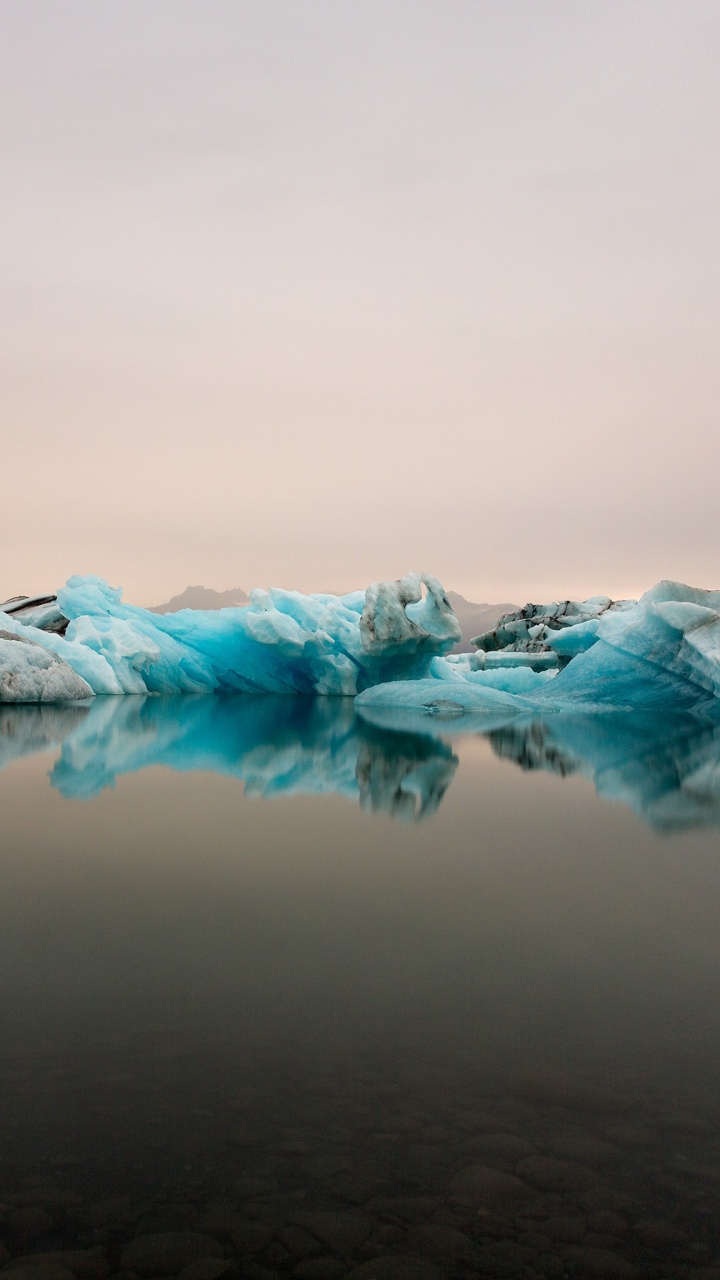 Обои вода, айсберг, ледник, лед, морской лед в разрешении 720x1280