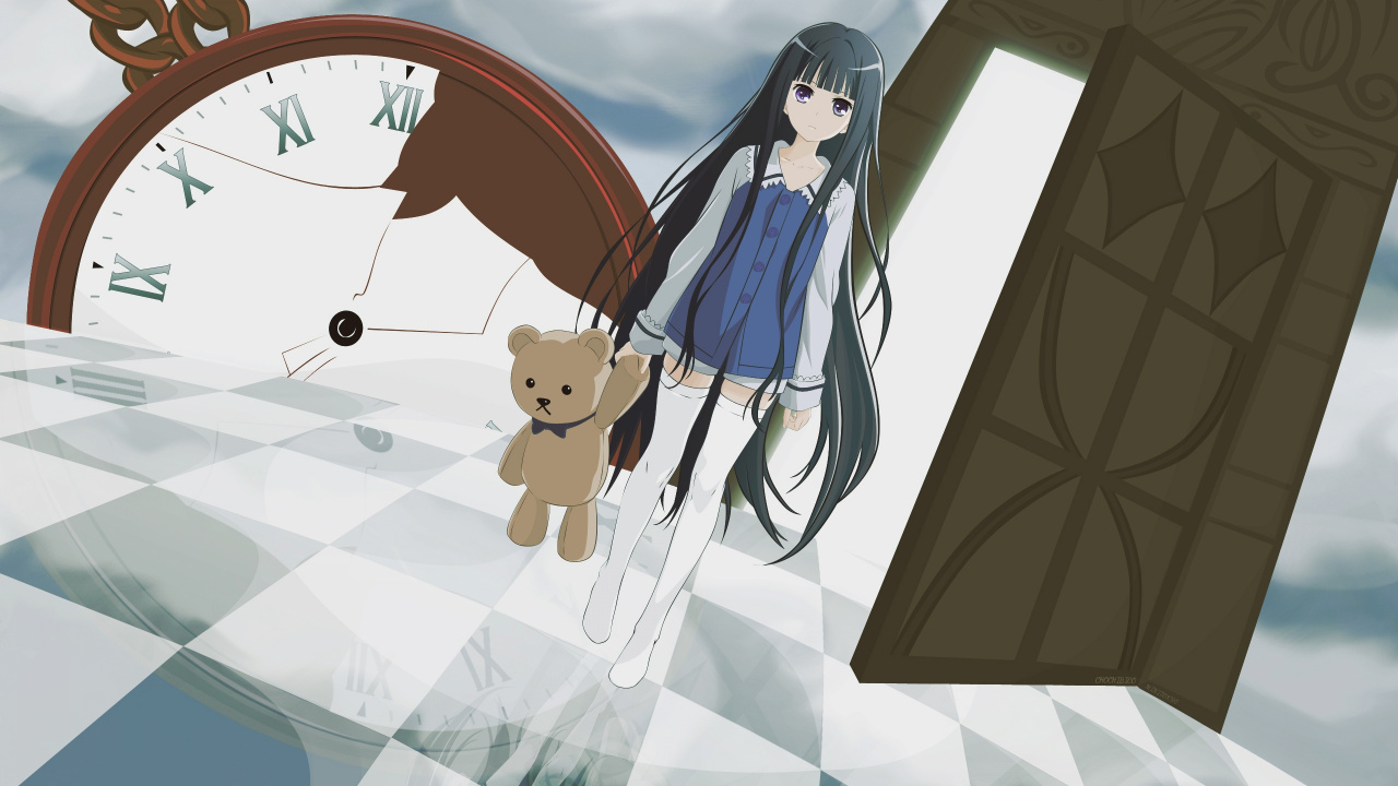 Обои мультфильм, иллюстрация, мангака, карикатура, девушка в разрешении 1280x720