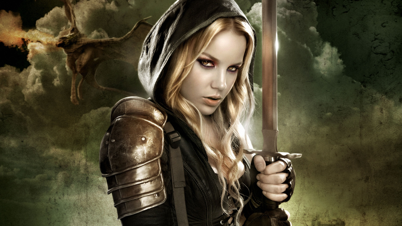 Обои Эбби Корниш, оплеуха, актер, девушка, Пипец в разрешении 1280x720