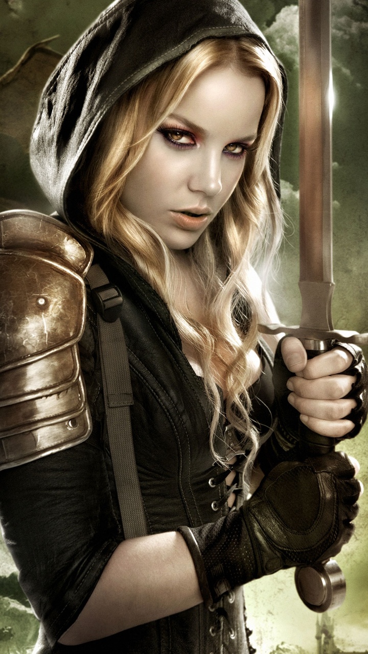 Обои Эбби Корниш, оплеуха, актер, девушка, Пипец в разрешении 720x1280