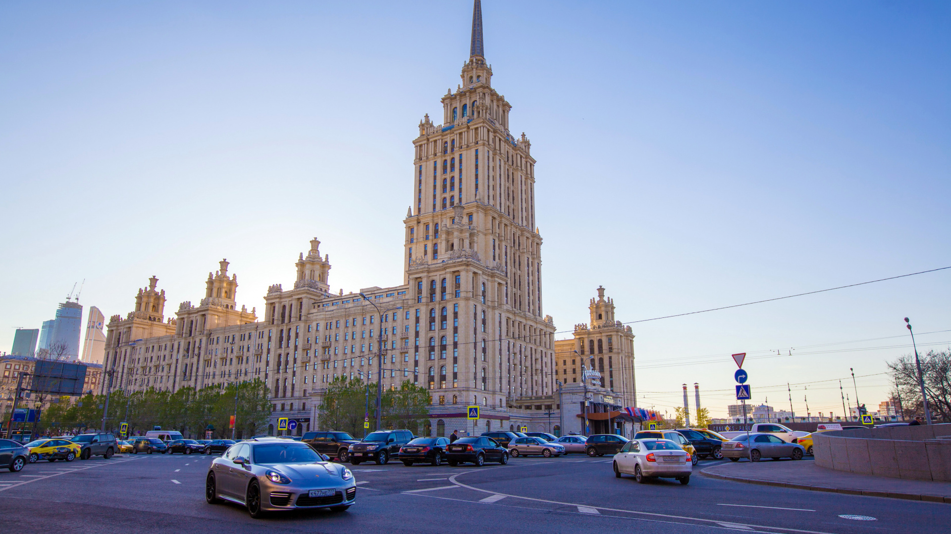 Обои ориентир, город, здание, городок, метрополия в разрешении 1920x1080