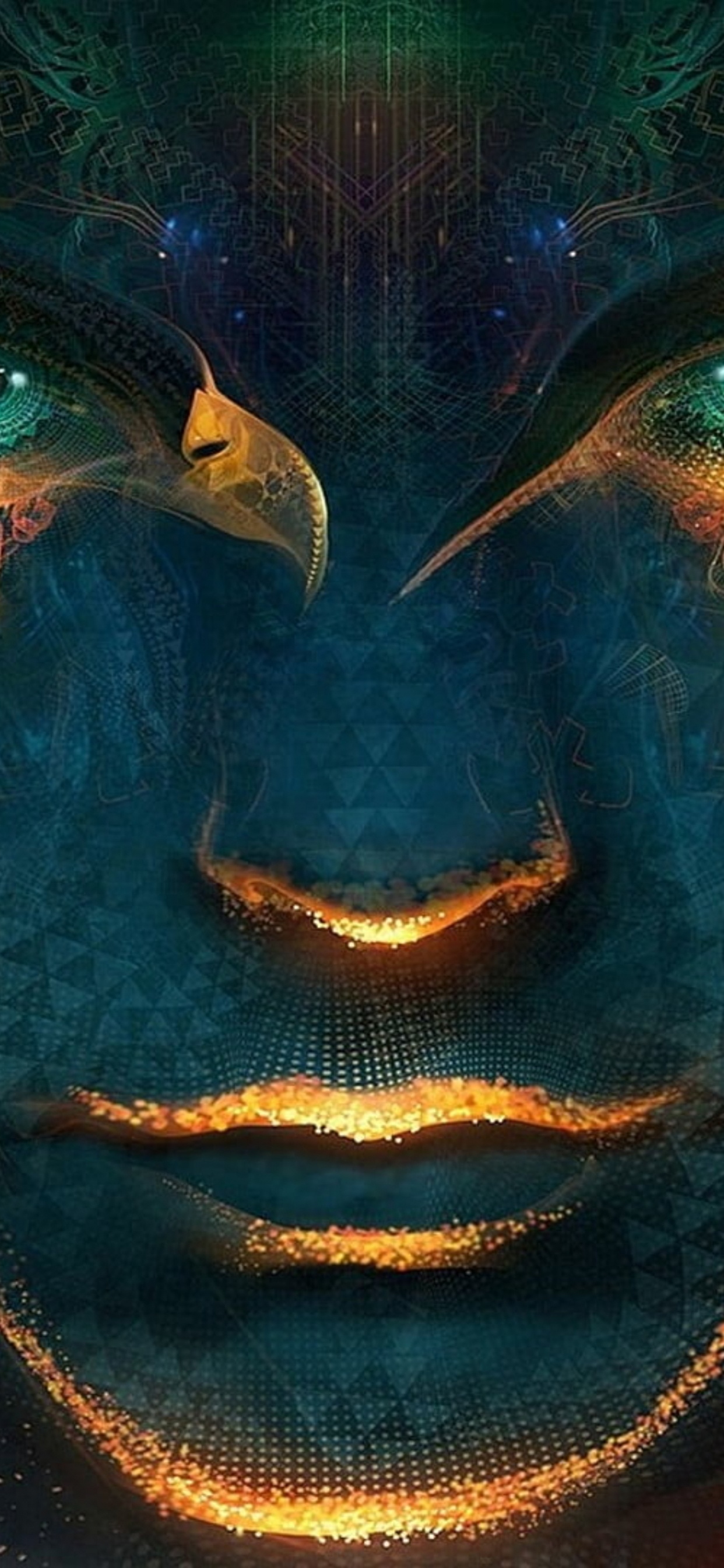 Обои андроид джонс, арт, визионерское искусство, артист, цифровое искусство в разрешении 1242x2688