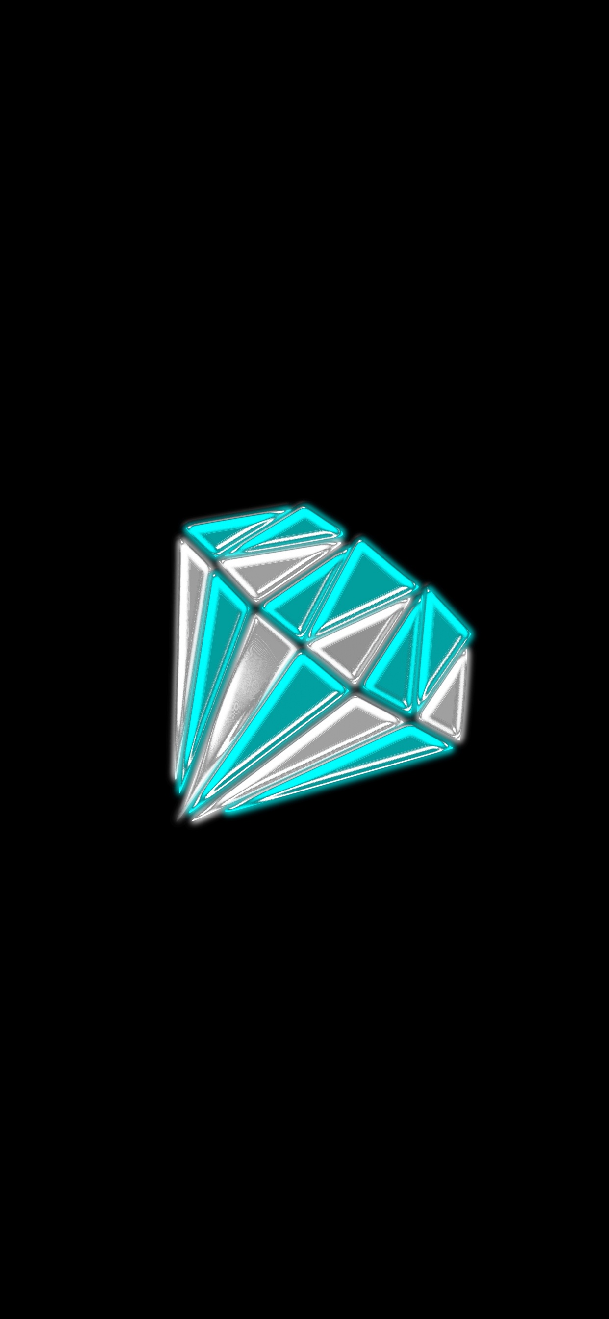 Обои галактика алмаз круто, треугольник, прямоугольник, автомобильное освещение, полутона и оттенки в разрешении 1242x2688