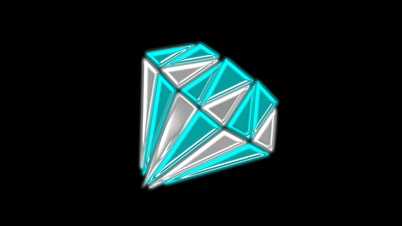 Обои галактика алмаз круто, треугольник, прямоугольник, автомобильное освещение, полутона и оттенки в разрешении 1366x768