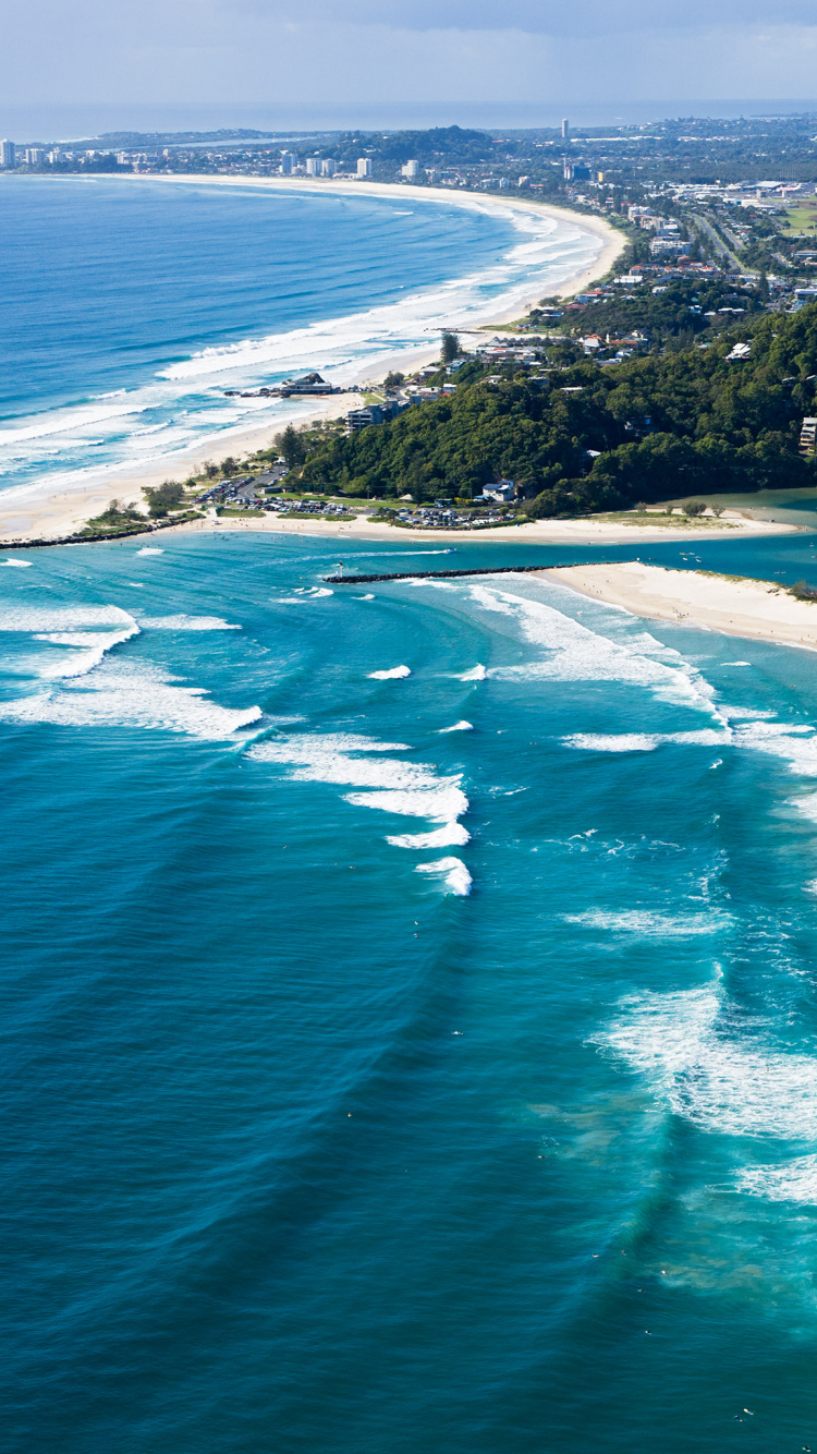 Обои побережье, море, гидроресурсы, прибрежные и океанические рельефы, берег в разрешении 750x1334