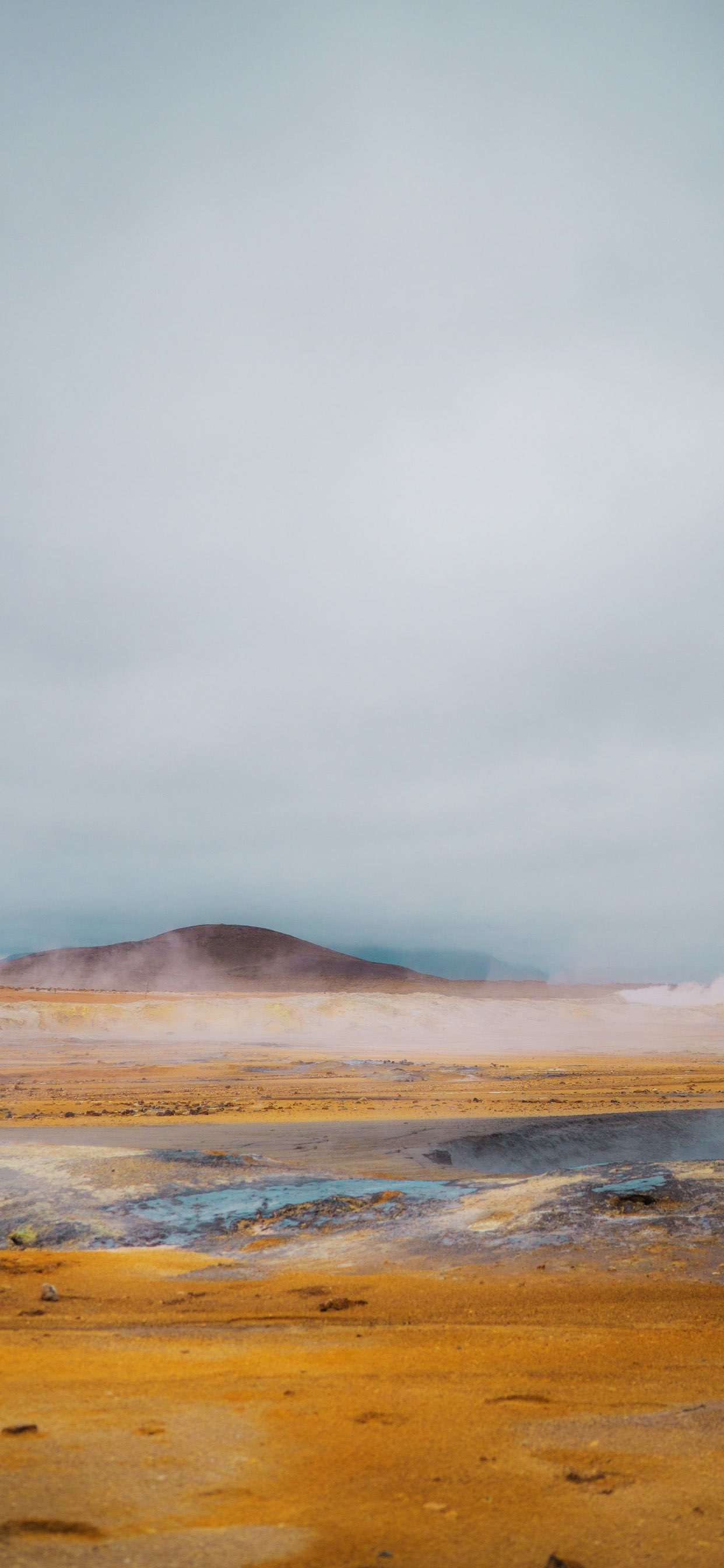 Обои вода, облако, нагорье, равнина, пейзаж в разрешении 1242x2688