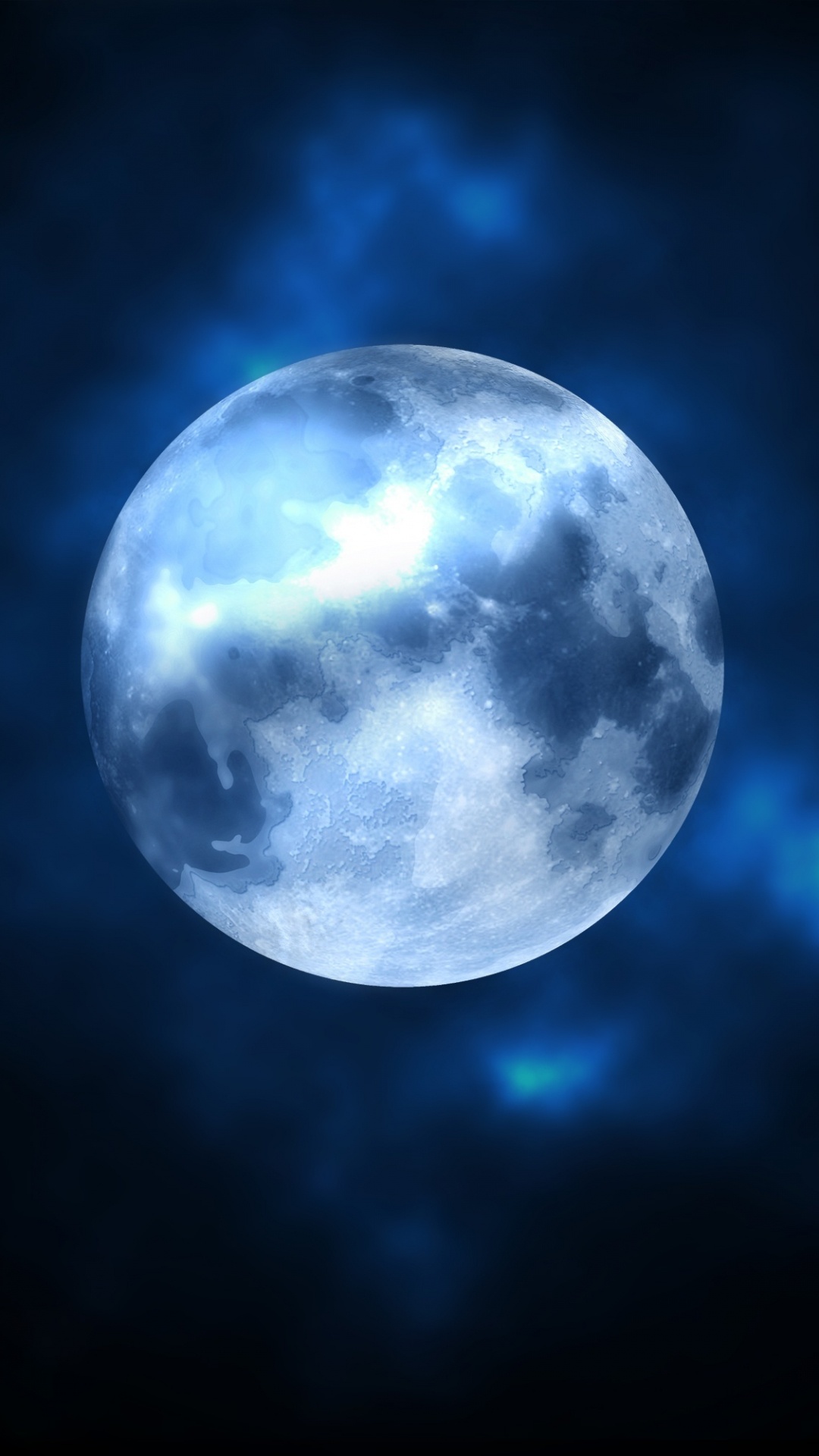 Обои луна, природа, атмосфера, астрономический объект, лунный свет в разрешении 1080x1920