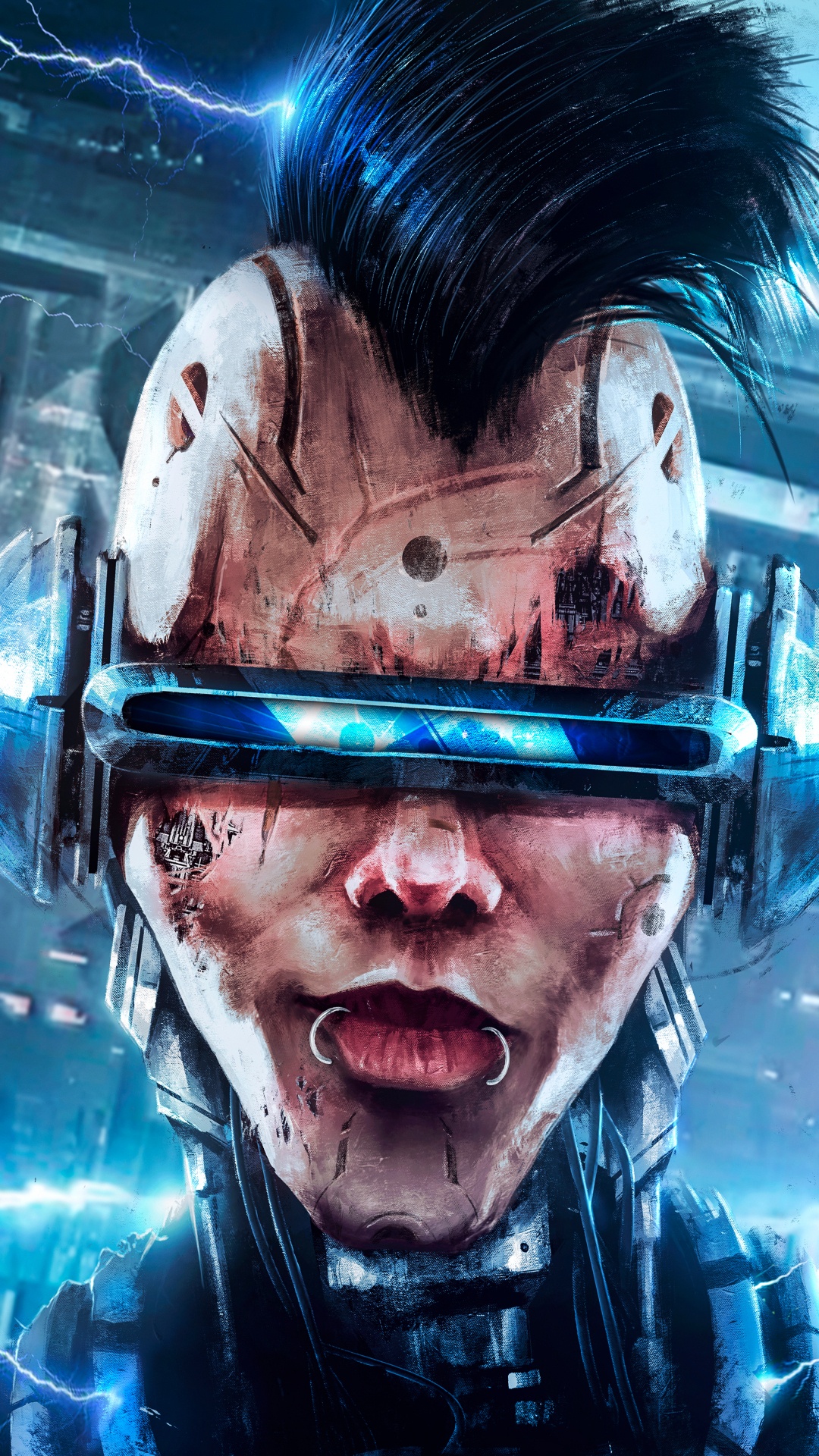 Обои ужас, Эпл, анимация, графика, фикция в разрешении 1080x1920