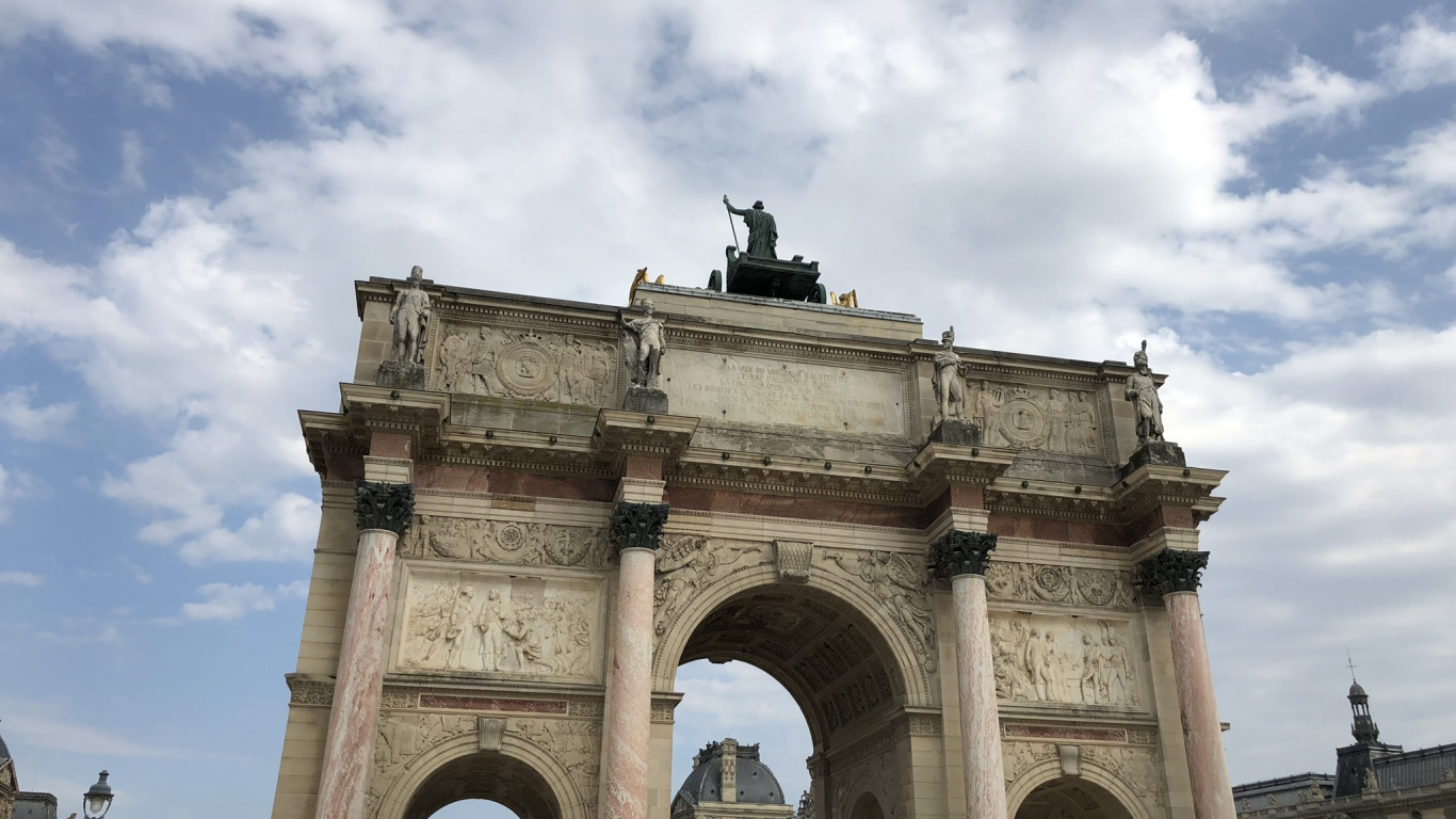 Обои путешествие, архитектура, облако, арка, ориентир в разрешении 1366x768