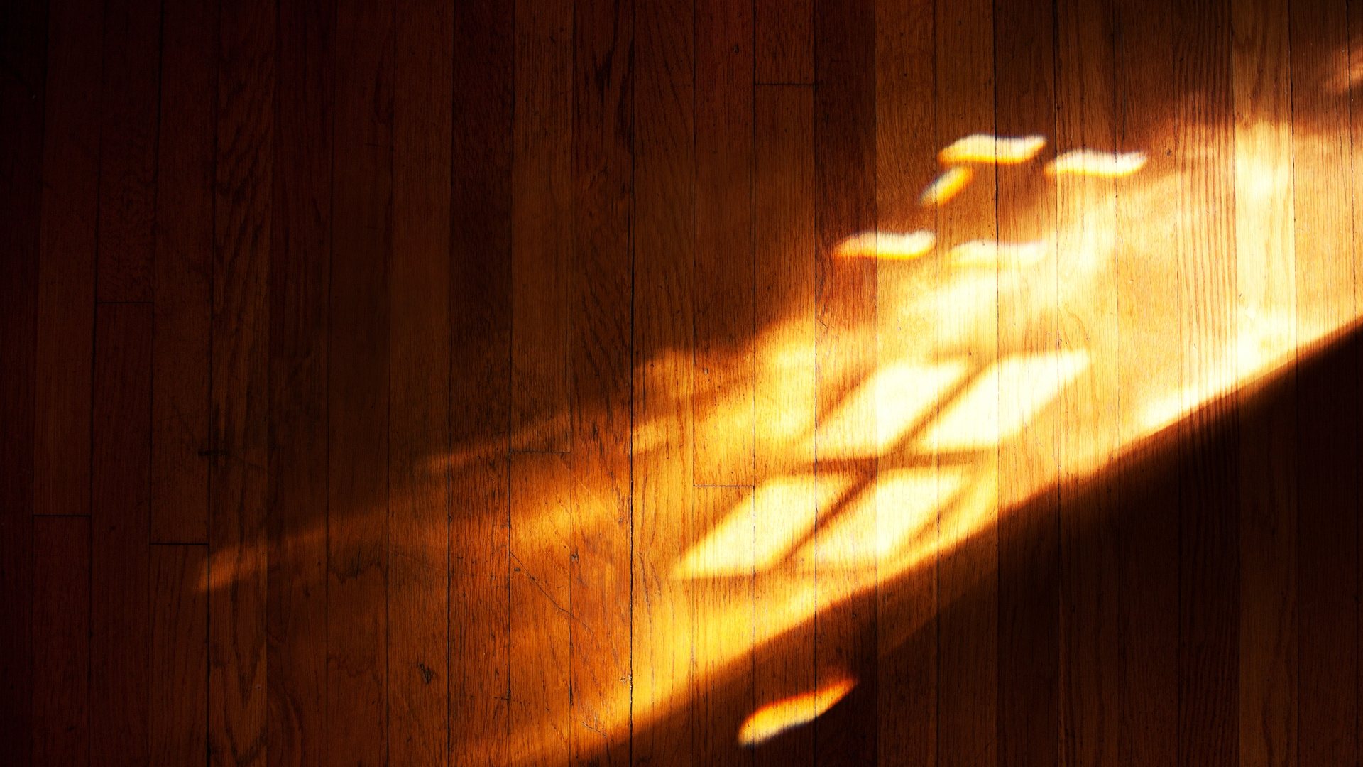 Обои тепло, свет, освещение, твердая древесина, деревянный в разрешении 1920x1080