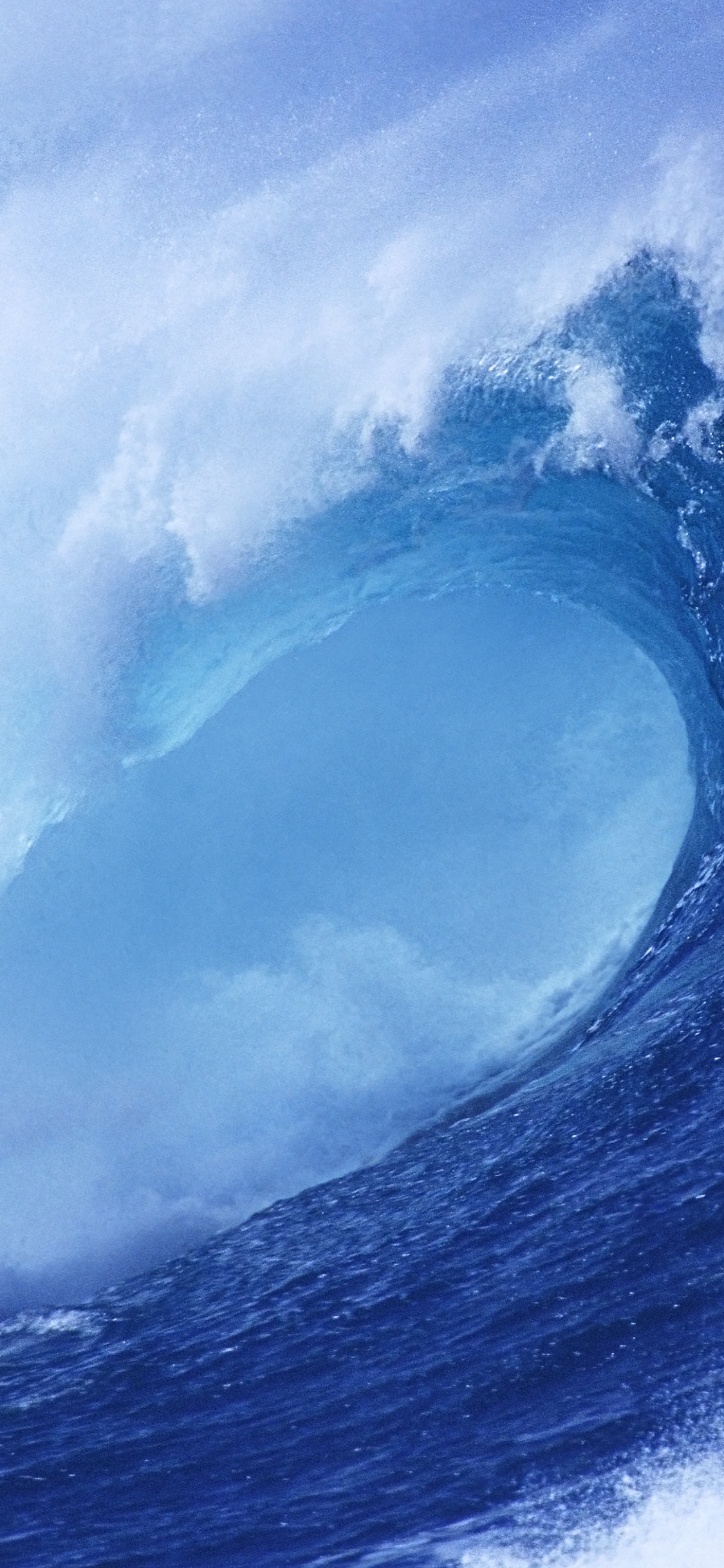 Обои ios, iOS 7, яблоко, вода, глаз в разрешении 1125x2436