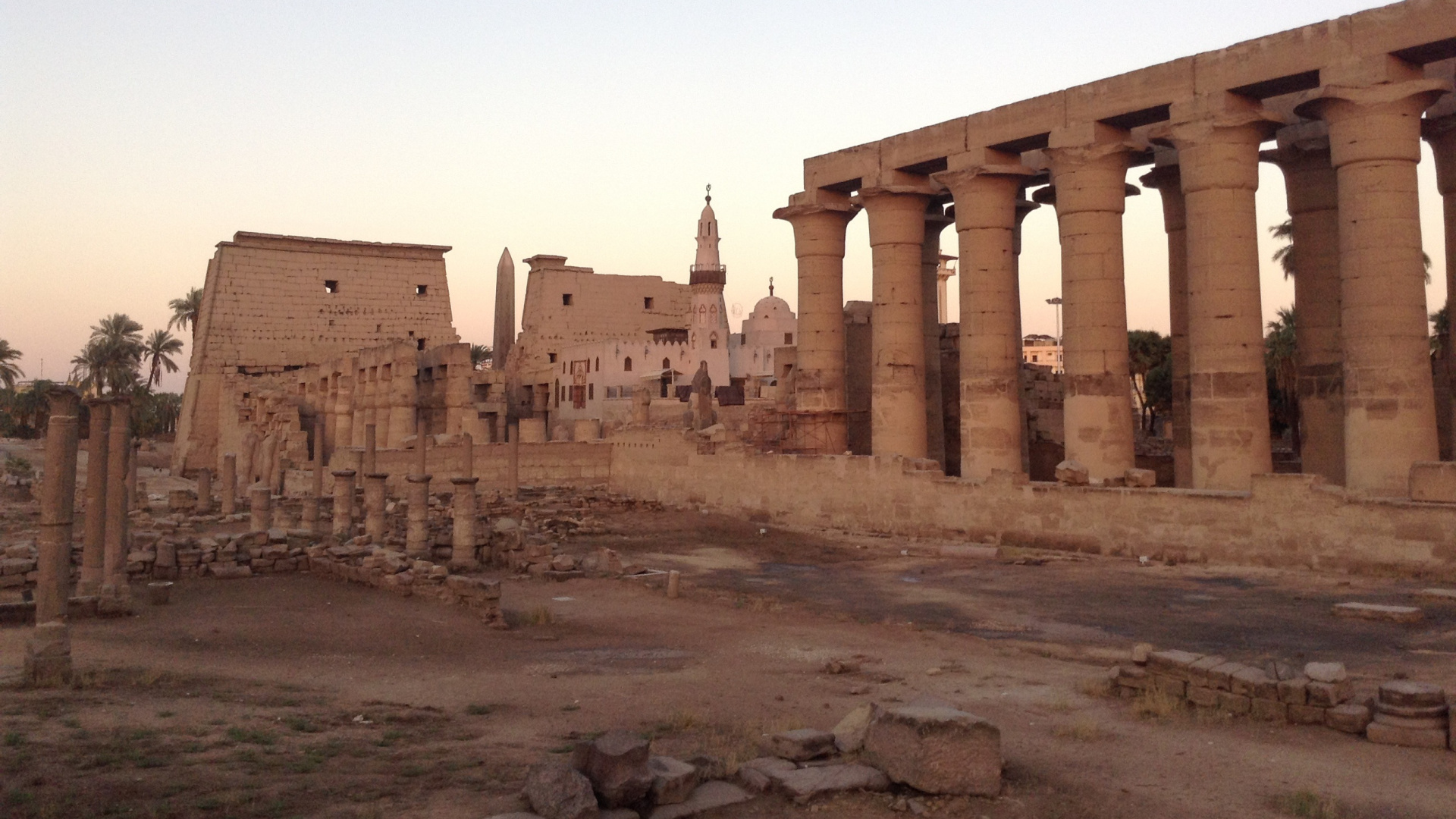 Обои Нил, Каир, древняя история, историческое место, развалины в разрешении 1920x1080
