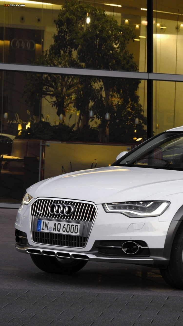 Обои авто, audi, Audi Allroad, audi a4 allroad quattro, семейный автомобиль в разрешении 750x1334