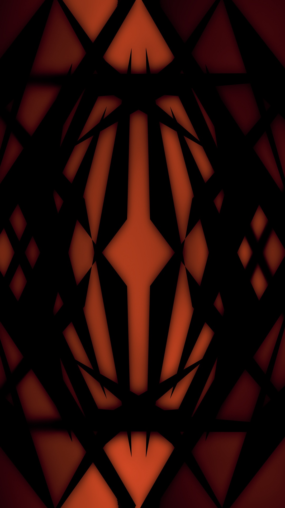 Обои симметрия, свет, физика, коричневый цвет, черный в разрешении 1080x1920