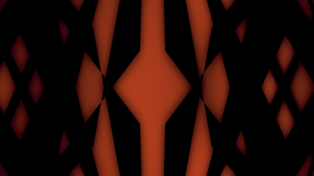 Обои симметрия, свет, физика, коричневый цвет, черный в разрешении 1280x720