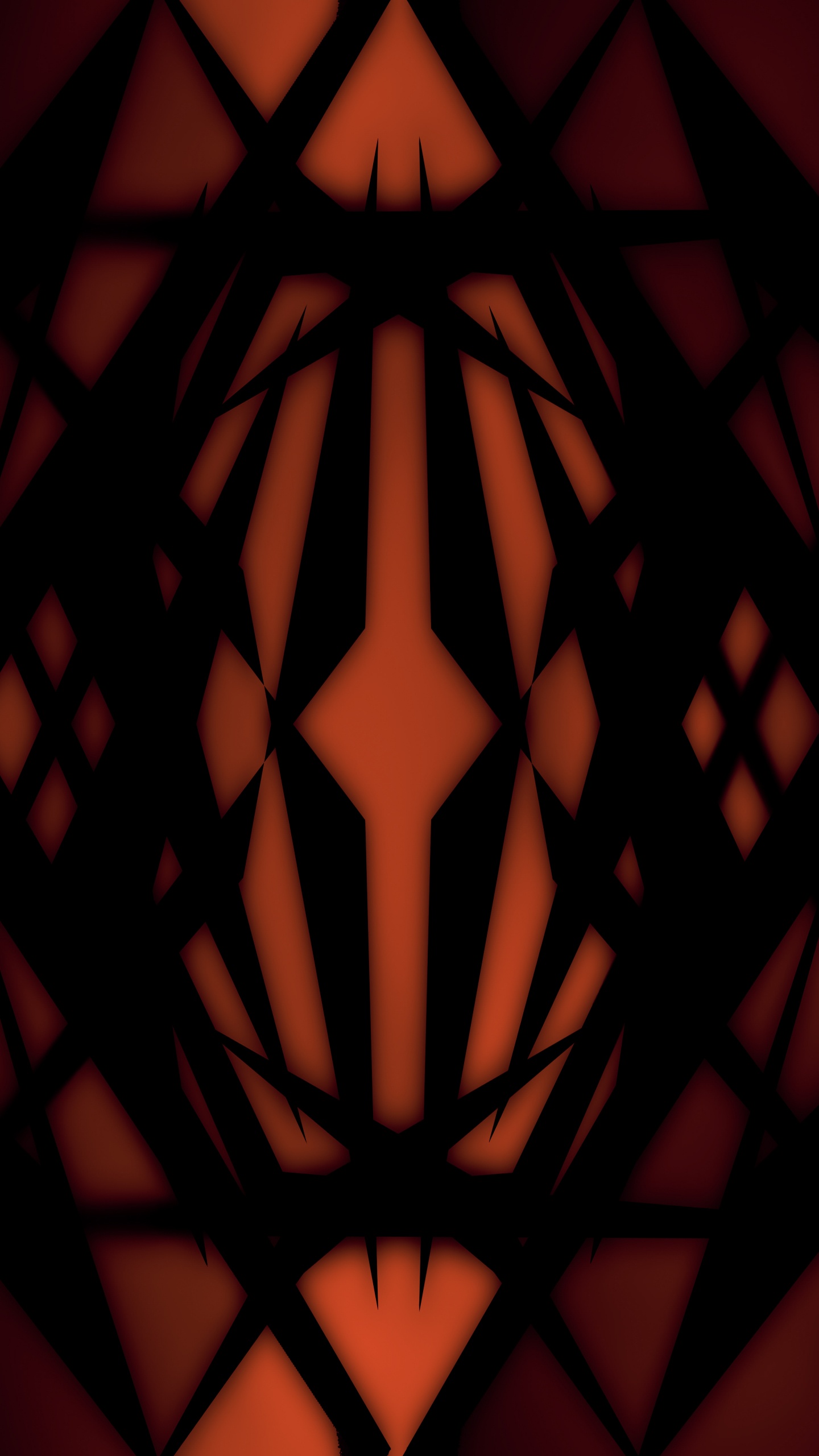 Обои симметрия, свет, физика, коричневый цвет, черный в разрешении 1440x2560