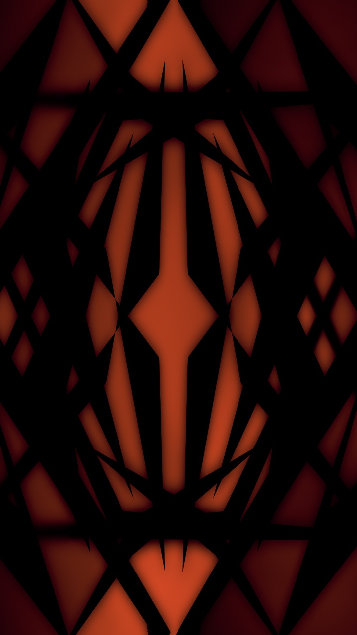 Обои симметрия, свет, физика, коричневый цвет, черный в разрешении 720x1280