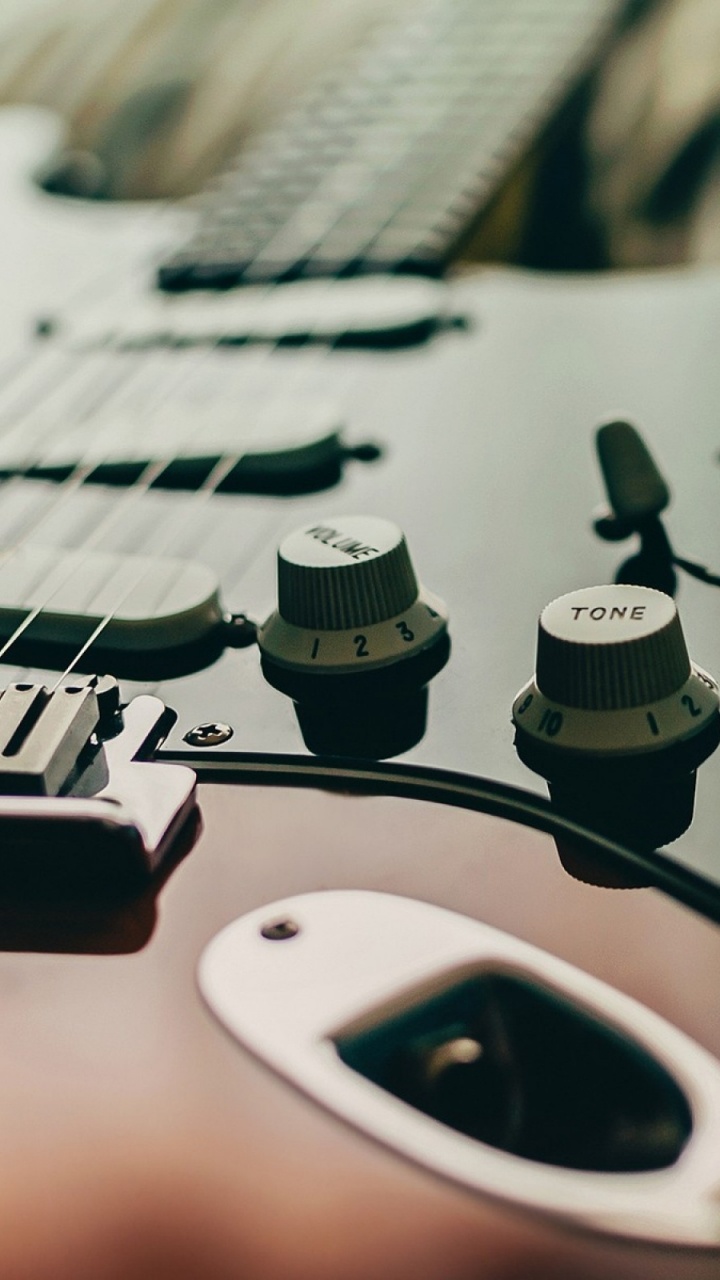 Обои гитара, электрогитара, басгитара, акустическая гитара, струнный инструмент в разрешении 720x1280