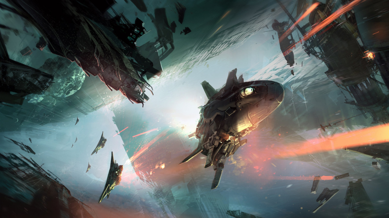 Обои гало концепт-арт, halo 4, концепт арт, иллюстрация, арт в разрешении 1280x720