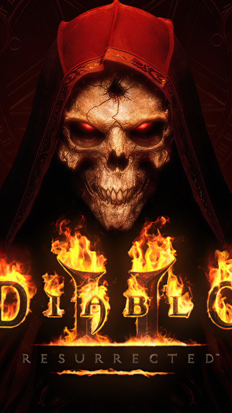 Обои Диабло 2, Diablo 2 воскресшая тапета, Диабло II Повелитель разрушения, Диабло II воскрес, Диабло iii в разрешении 750x1334