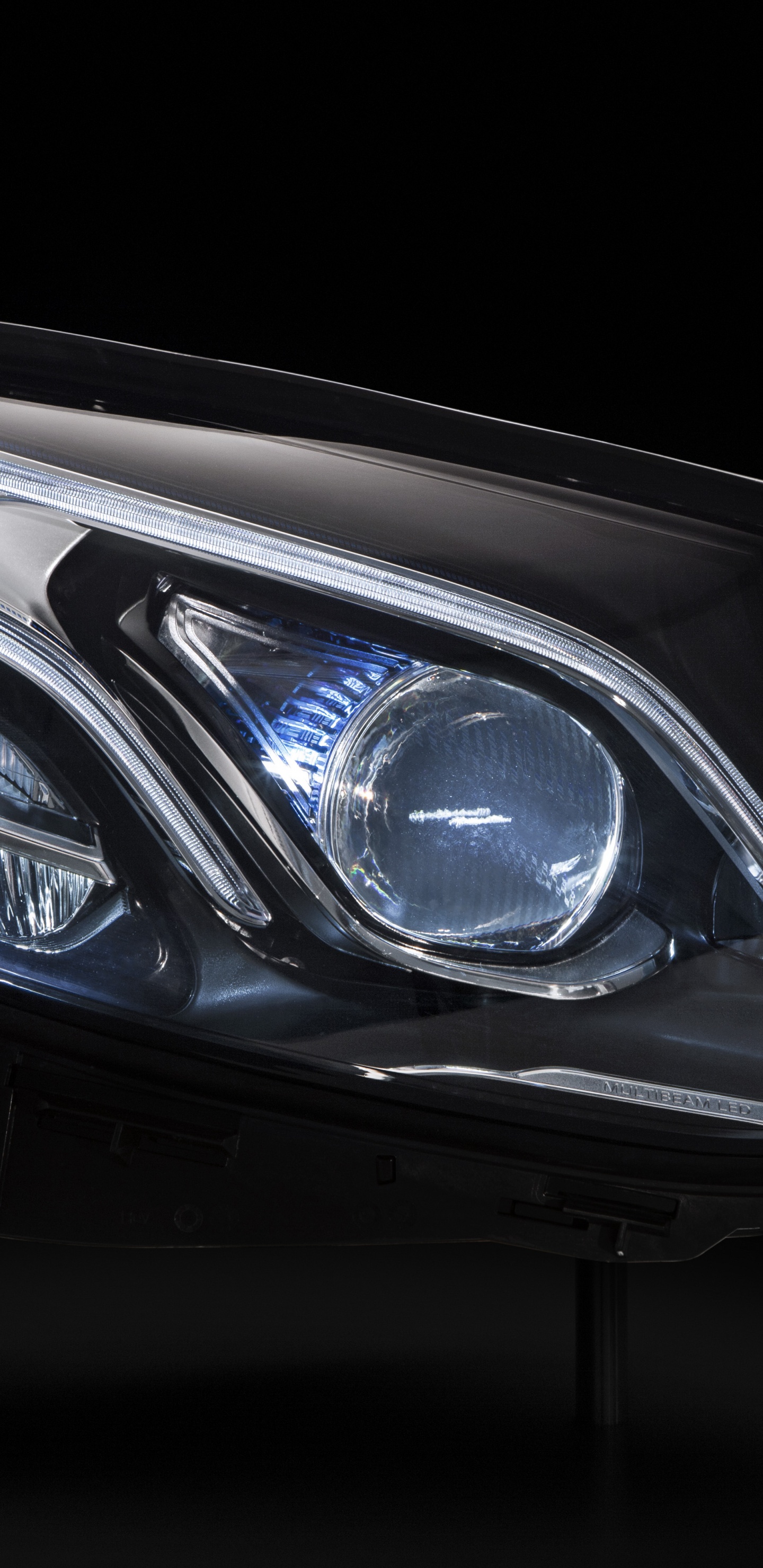 Обои фара, автомобильное освещение, автомобиль, mercedes benz s class, Автомобильные противотуманные фары в разрешении 1440x2960