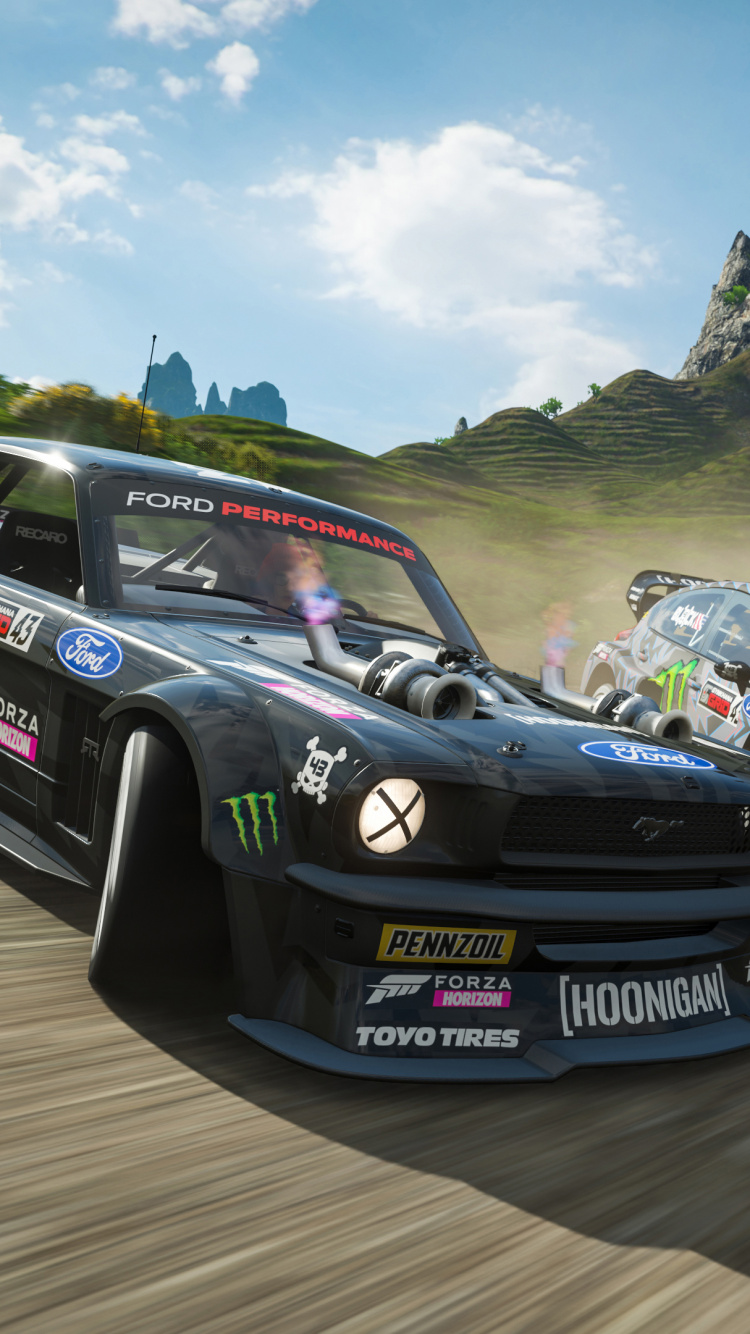 Обои xbox one, пакет расширения, авто, дрифтинг, спортивный гоночный автомобиль в разрешении 750x1334