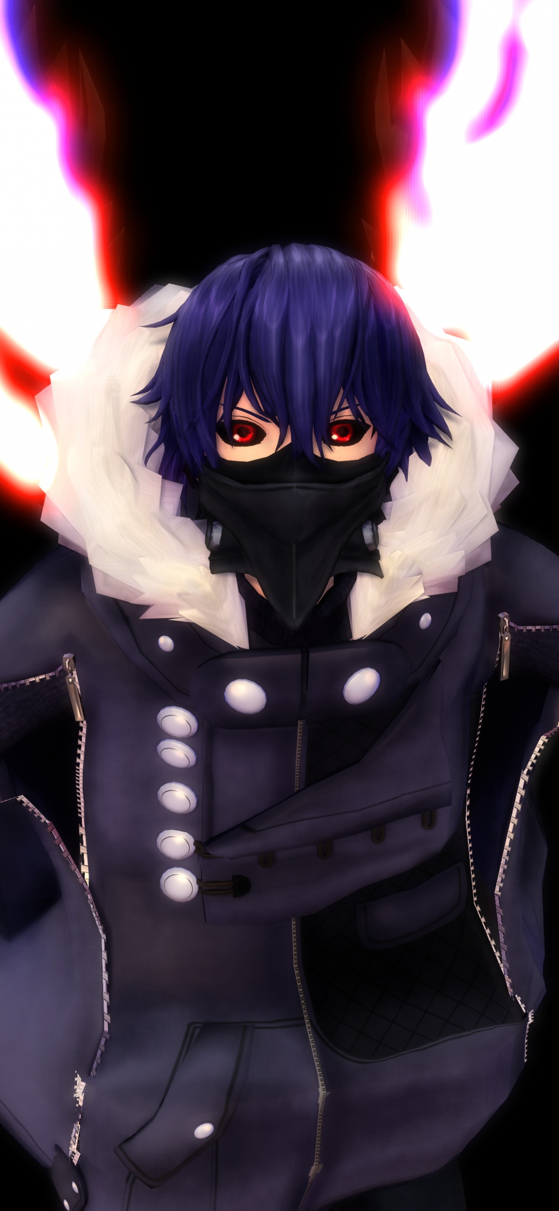 Обои аниме, Токио вурдалак, темнота, субкультуры, Манга в разрешении 1125x2436