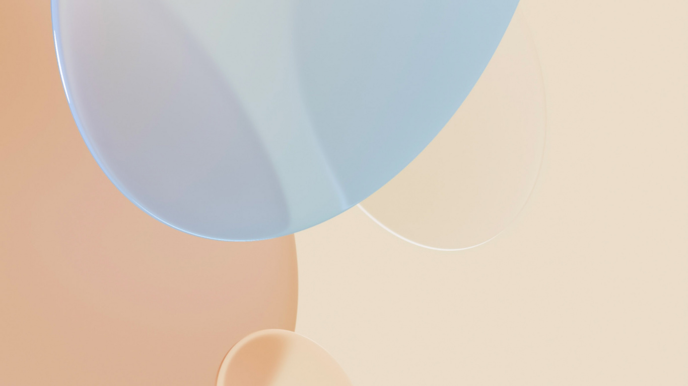 Обои Huawei, Huawei HarmonyOS 2.0, круг, гармония, арт в разрешении 1366x768