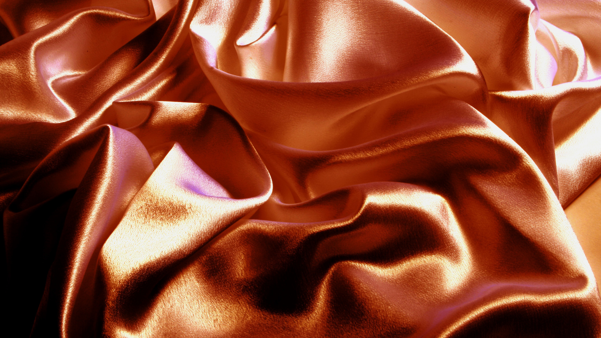 Обои крупный план, шелк, атласный, ткань, коричневый цвет в разрешении 1920x1080