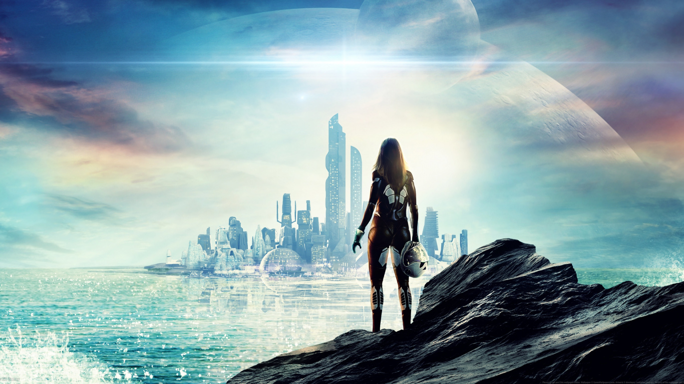 Обои цивилизация 6, Игры Компания Firaxis, пакет расширения, Игры 2К, город в разрешении 1366x768