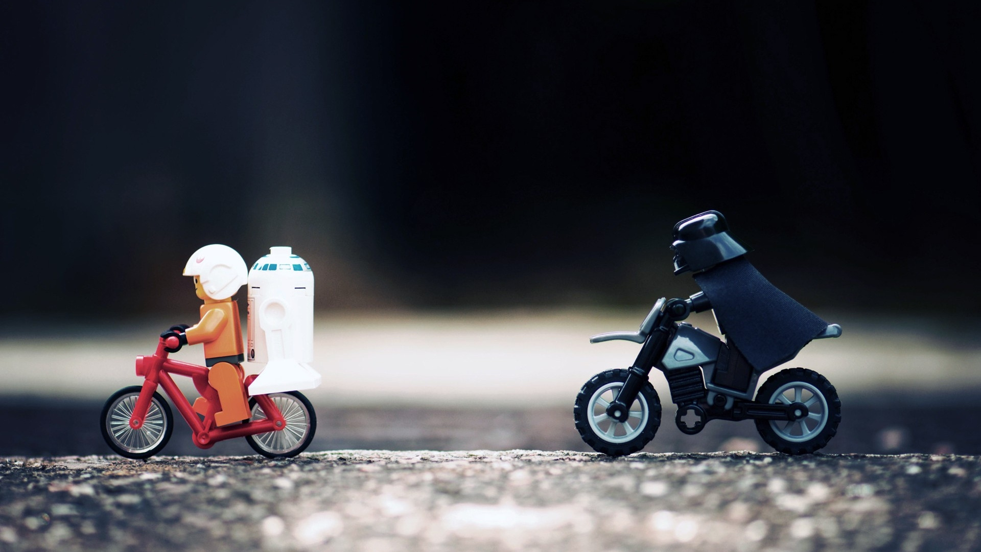 Обои звездные войны, мотоцикл, энакин Скайуокер, велосипед аксессуар, штурмовик в разрешении 1920x1080