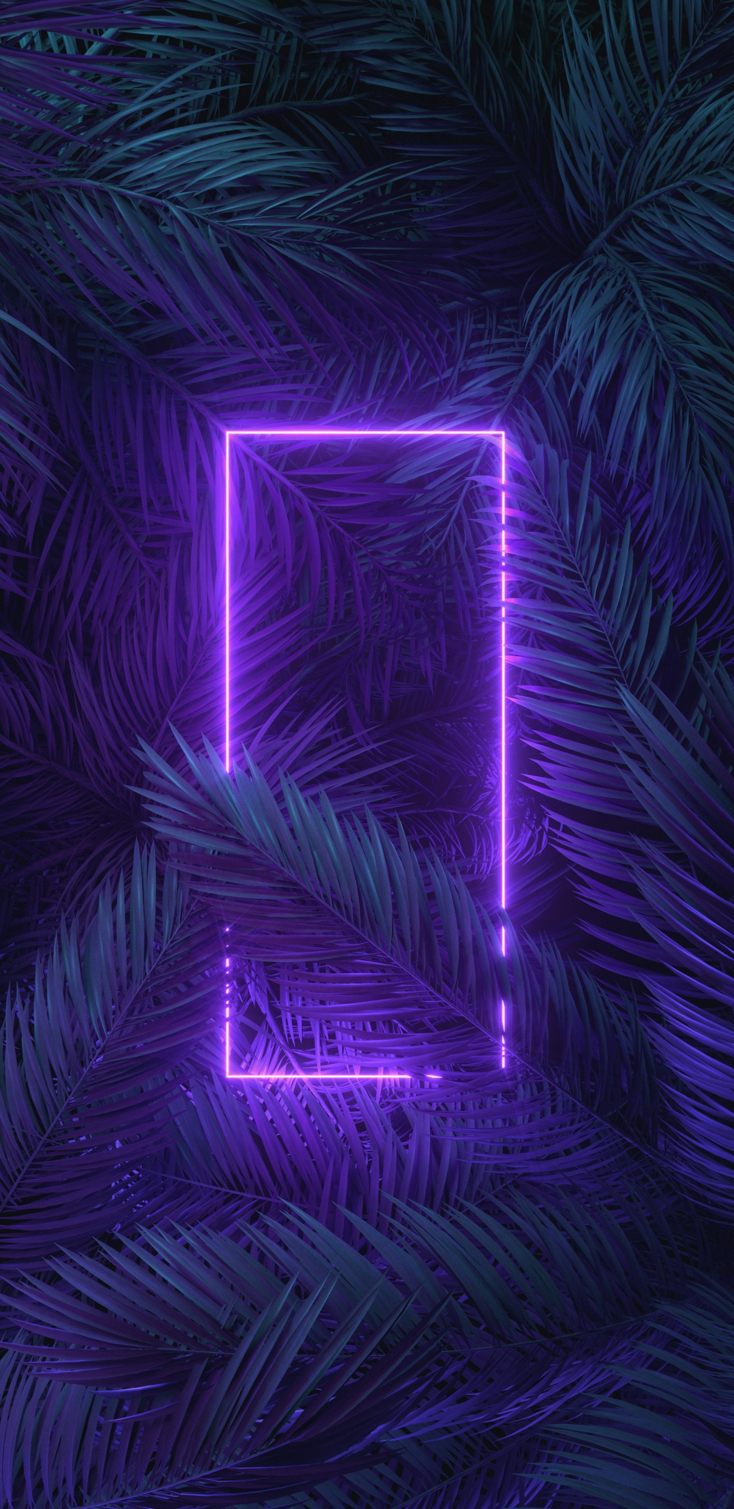 Обои пурпур, электричество, Фиолетовый, арт, электрик в разрешении 1440x2960