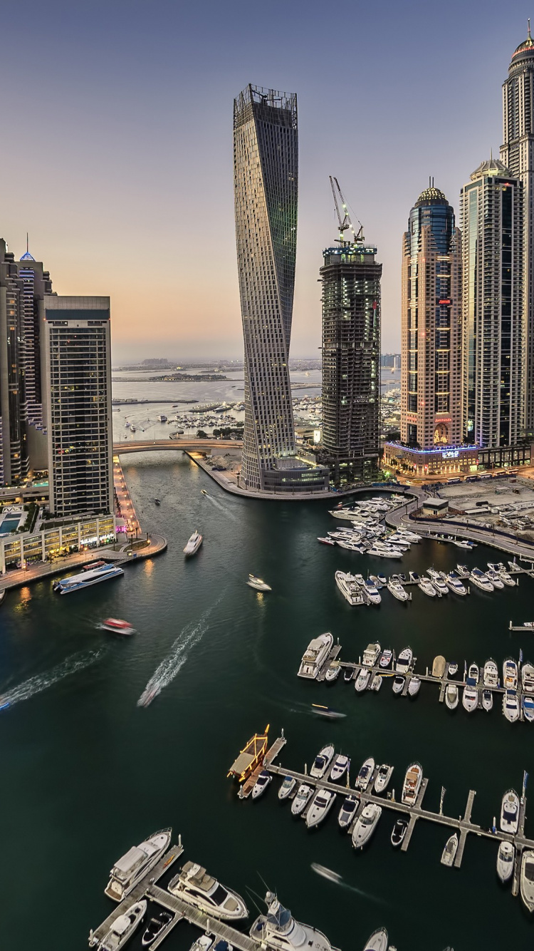 Обои городской пейзаж, город, метрополия, небоскреб, городской район в разрешении 750x1334