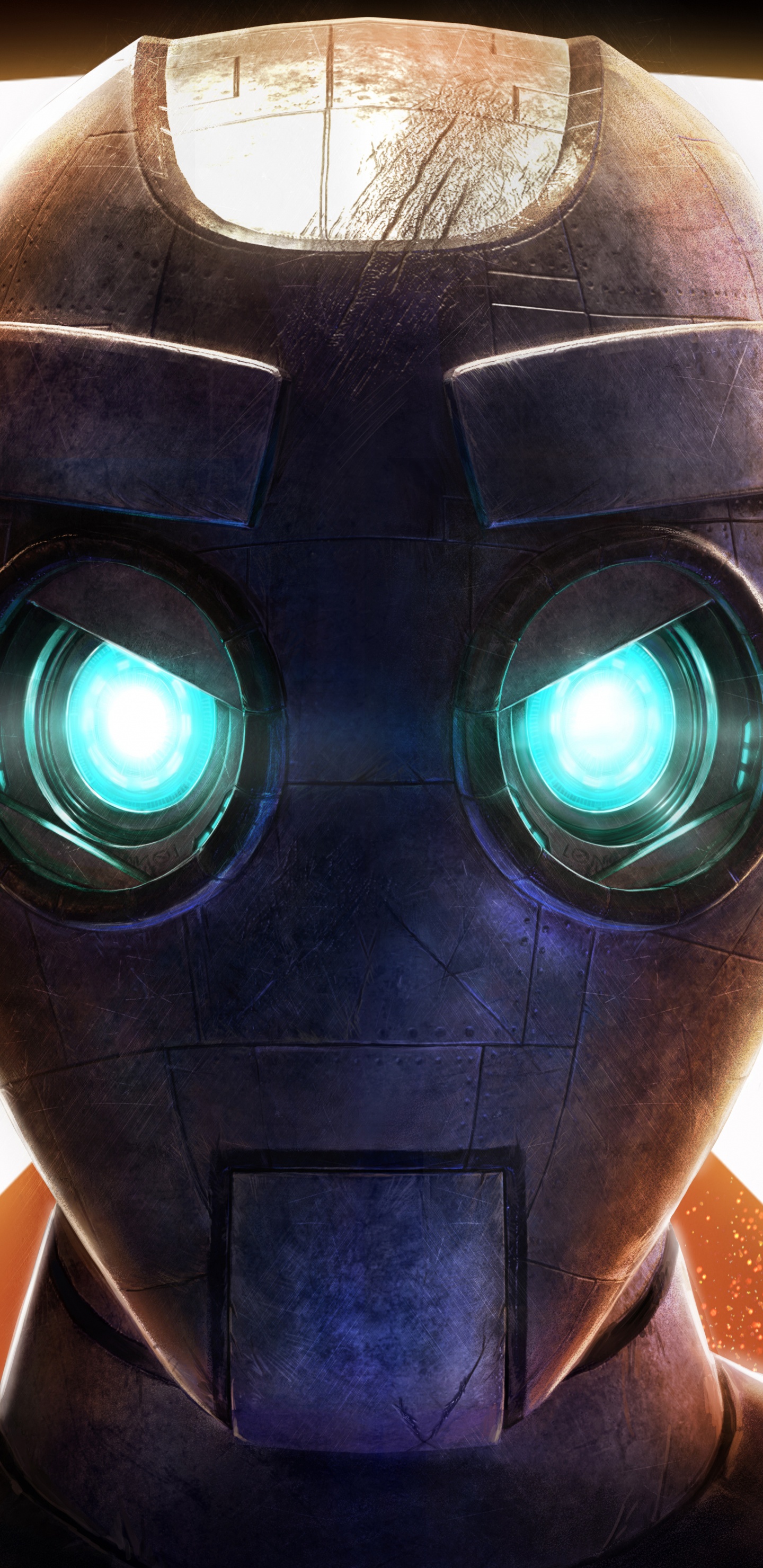 Обои Koliseum футбол ВР, свет, робот, шлем, футбол в разрешении 1440x2960