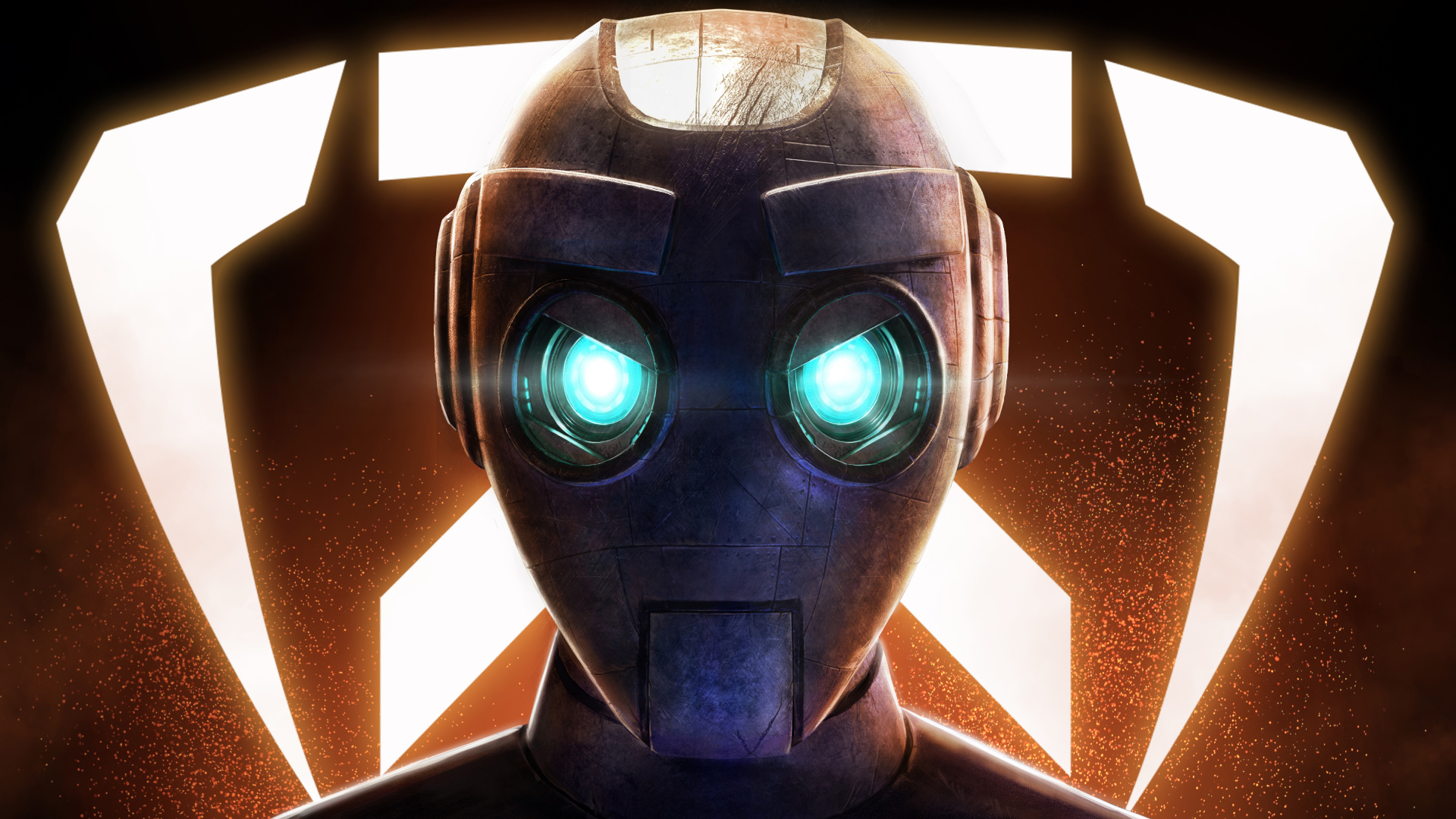 Обои Koliseum футбол ВР, свет, робот, шлем, футбол в разрешении 1920x1080