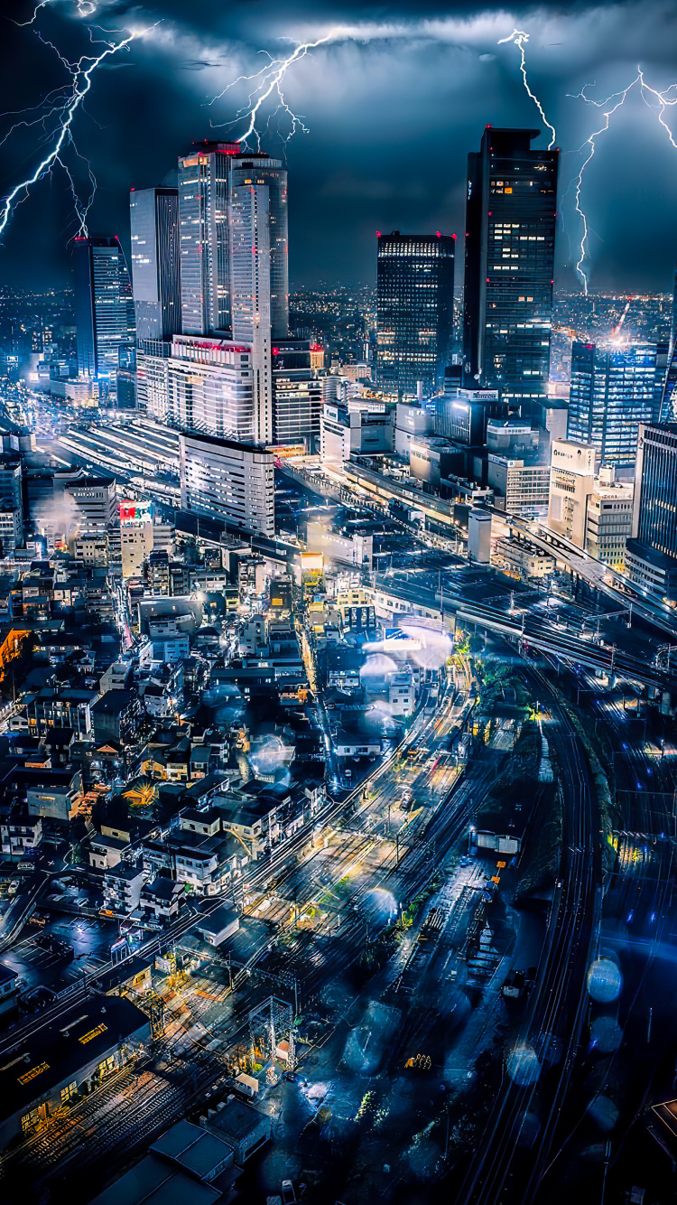 Обои городской пейзаж, небоскреб, здание, дневное время, мир в разрешении 750x1334