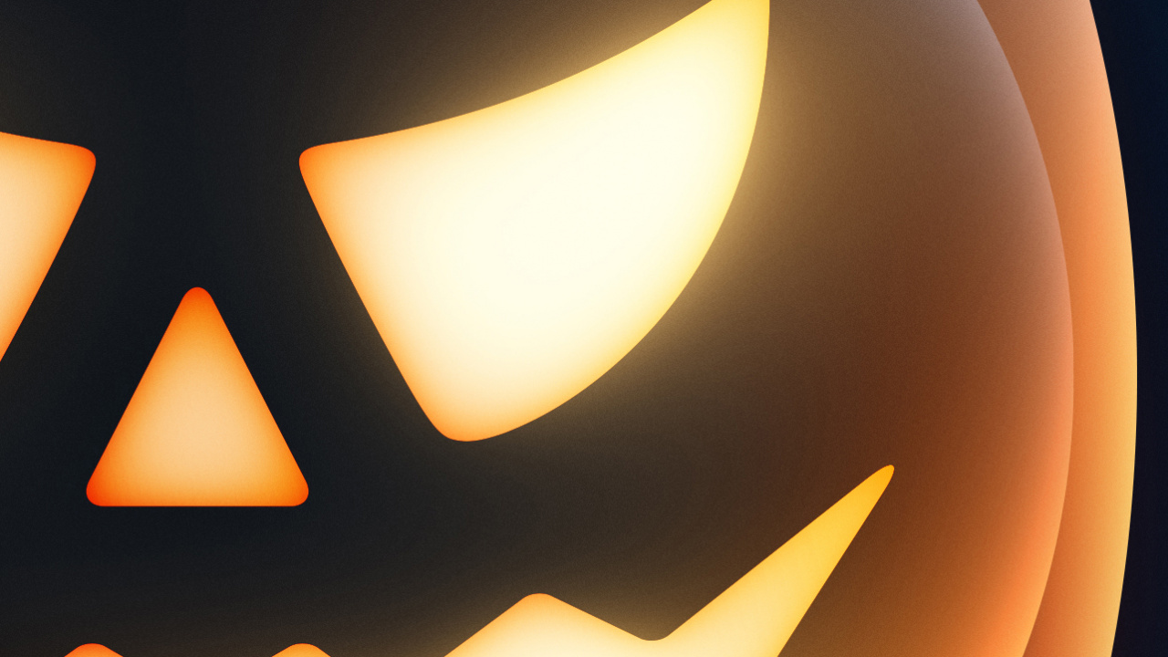 Обои Helloween, Оранжевый цвет, желтый, Янтарь, продукция в разрешении 1280x720