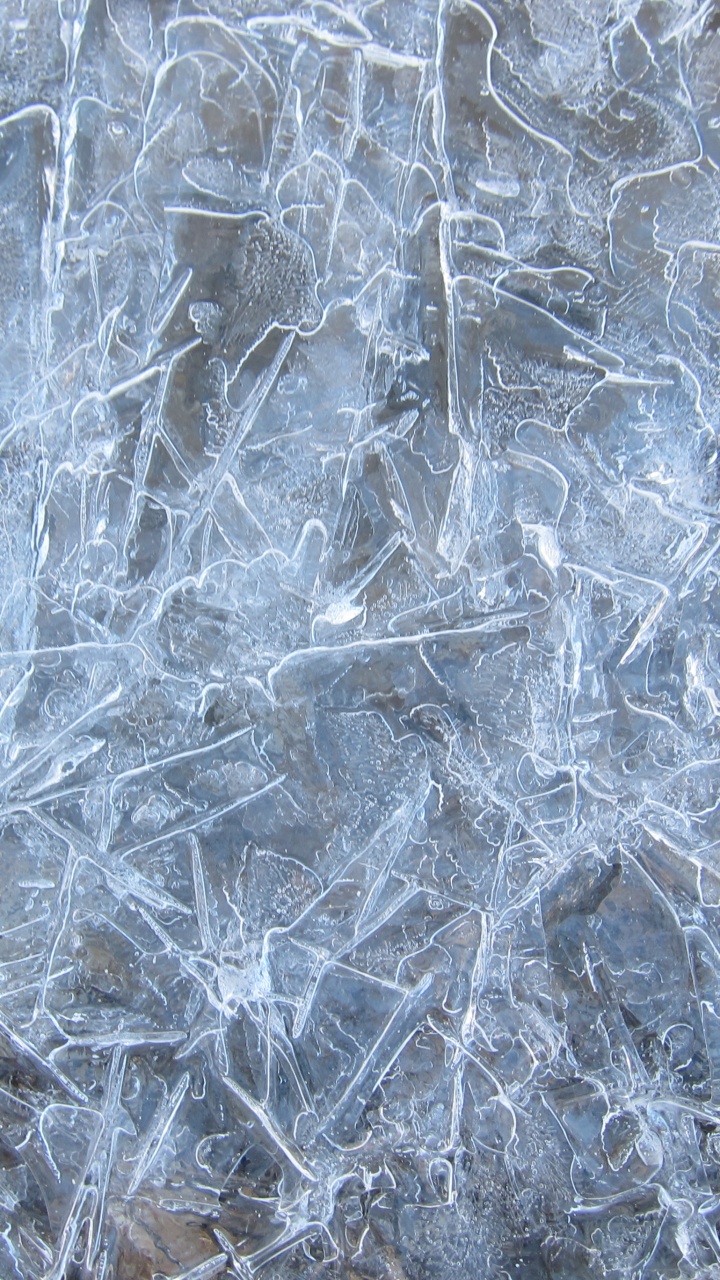 Обои лед, текстура, замораживание, вода, мороз в разрешении 720x1280