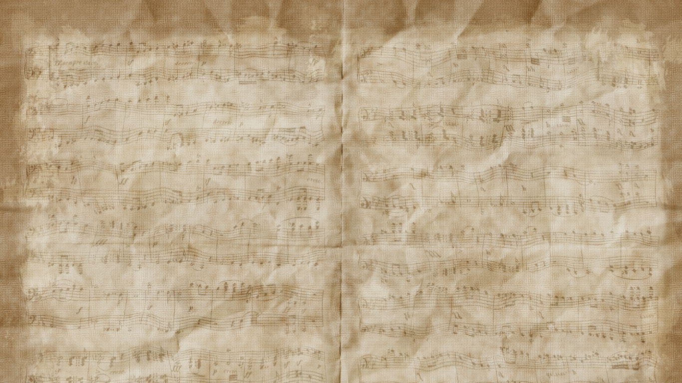 Обои текстура, бумага, коричневый цвет, узор, похоронный марш в разрешении 1366x768