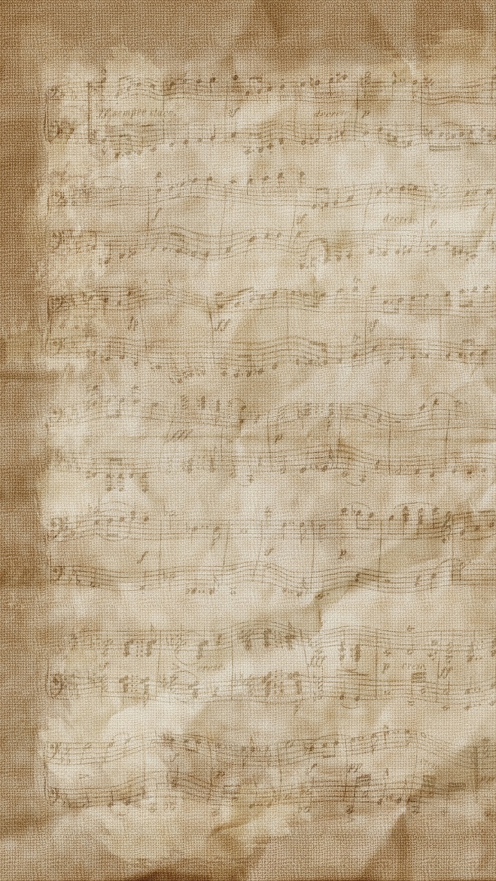 Обои текстура, бумага, коричневый цвет, узор, похоронный марш в разрешении 720x1280