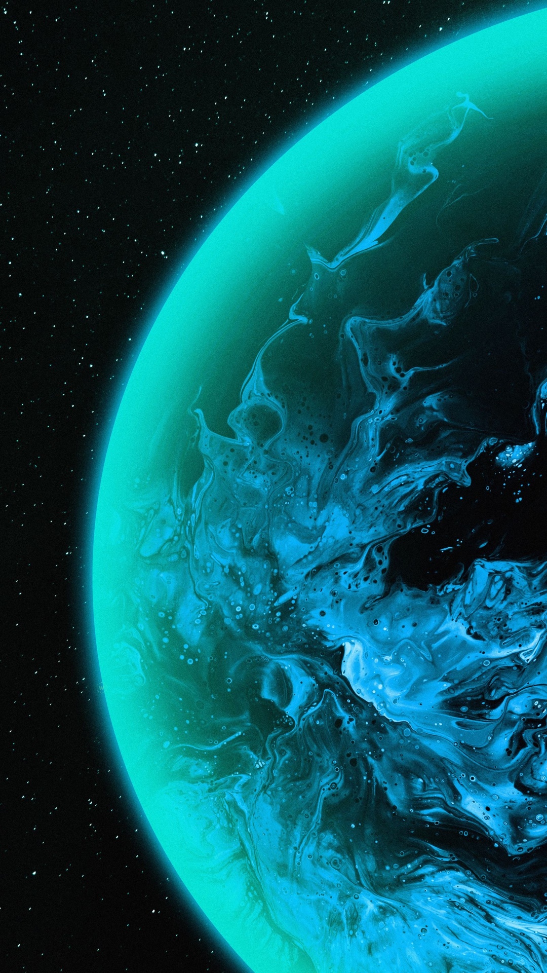 Обои земля, флора гектора, планета в разрешении 1080x1920