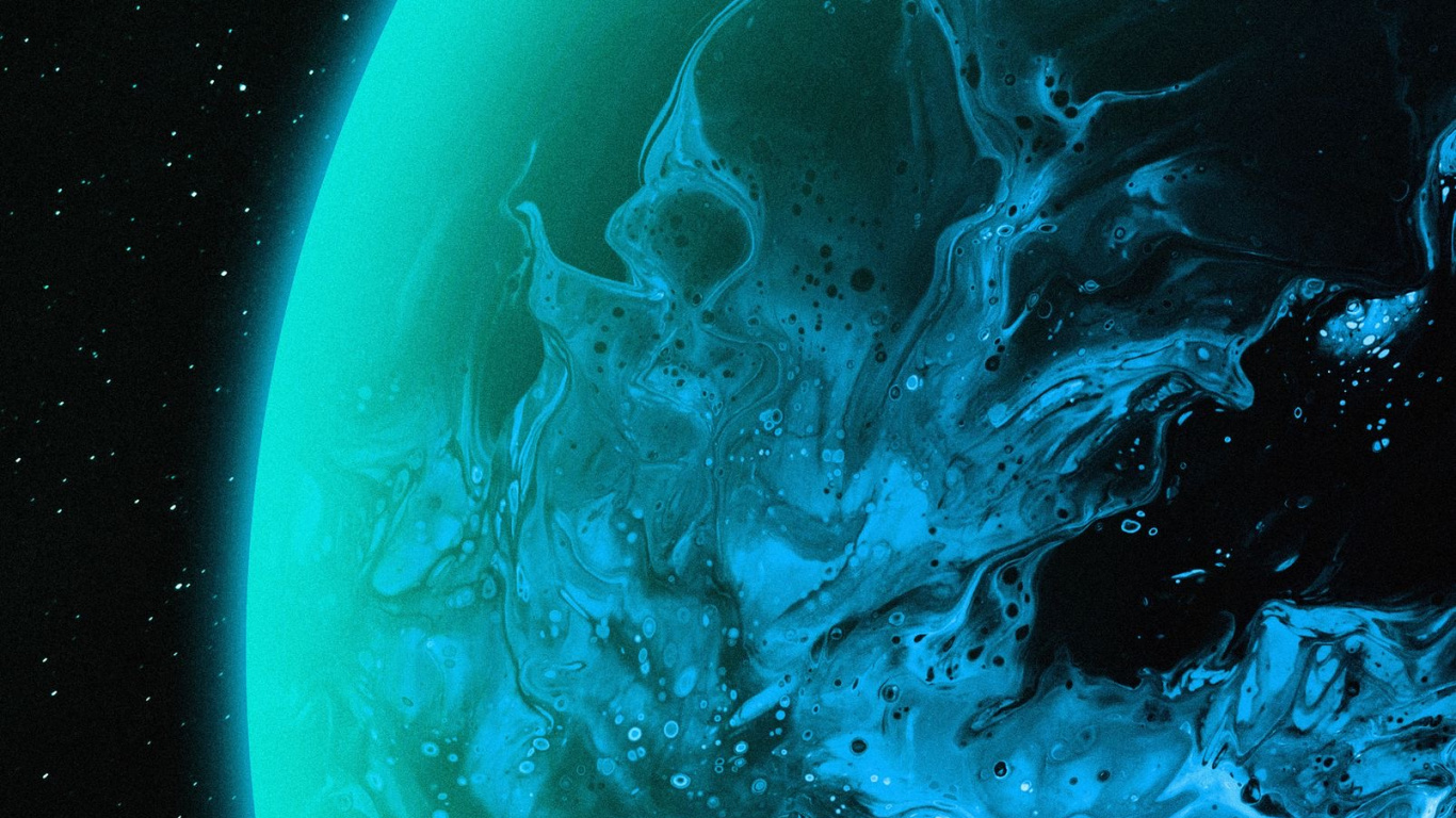 Обои земля, флора гектора, планета в разрешении 1366x768