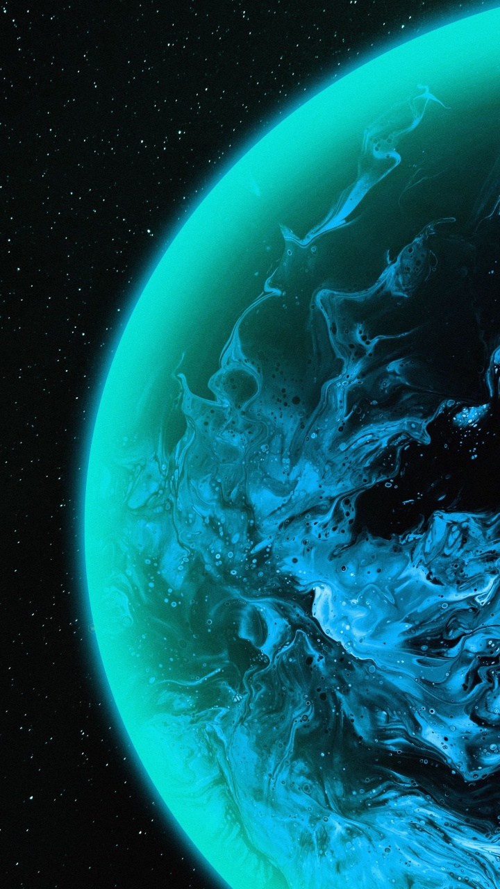 Обои земля, флора гектора, планета в разрешении 720x1280