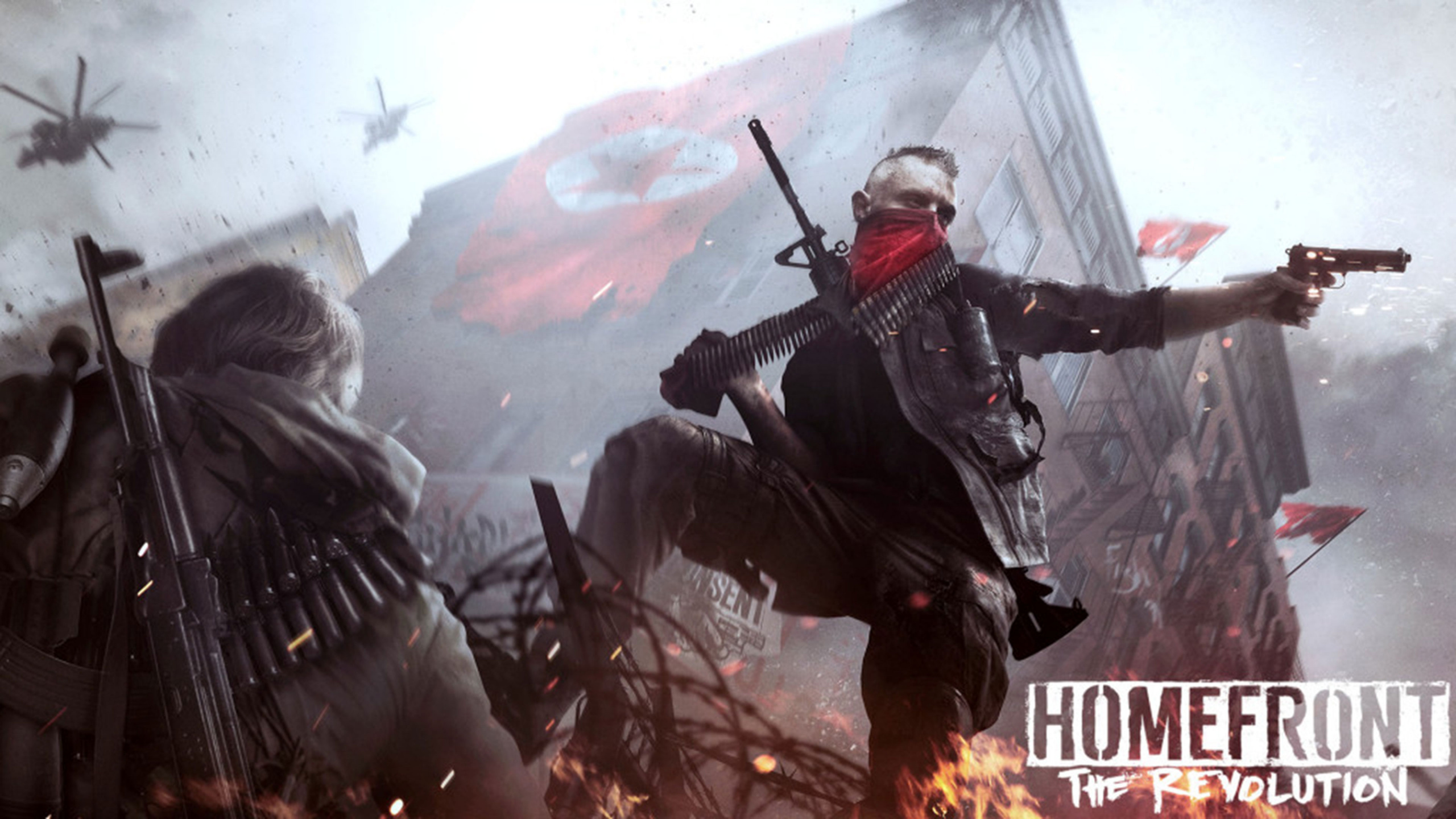 Обои homefront the revolution, хомфронт, Глубокий Серебряный Dambuster Studios В, Crytek, шутер в разрешении 2560x1440