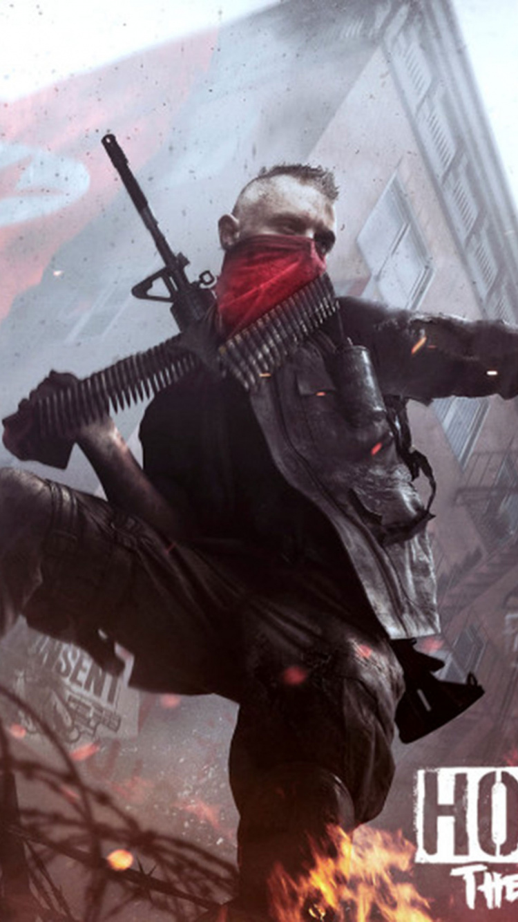 Обои homefront the revolution, хомфронт, Глубокий Серебряный Dambuster Studios В, Crytek, шутер в разрешении 750x1334