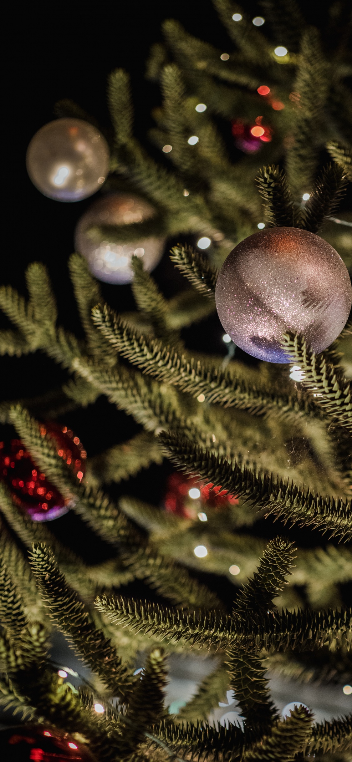 Обои орнамент, Новый год, Рождественские украшения, Рождественский день, рождественский орнамент в разрешении 1125x2436