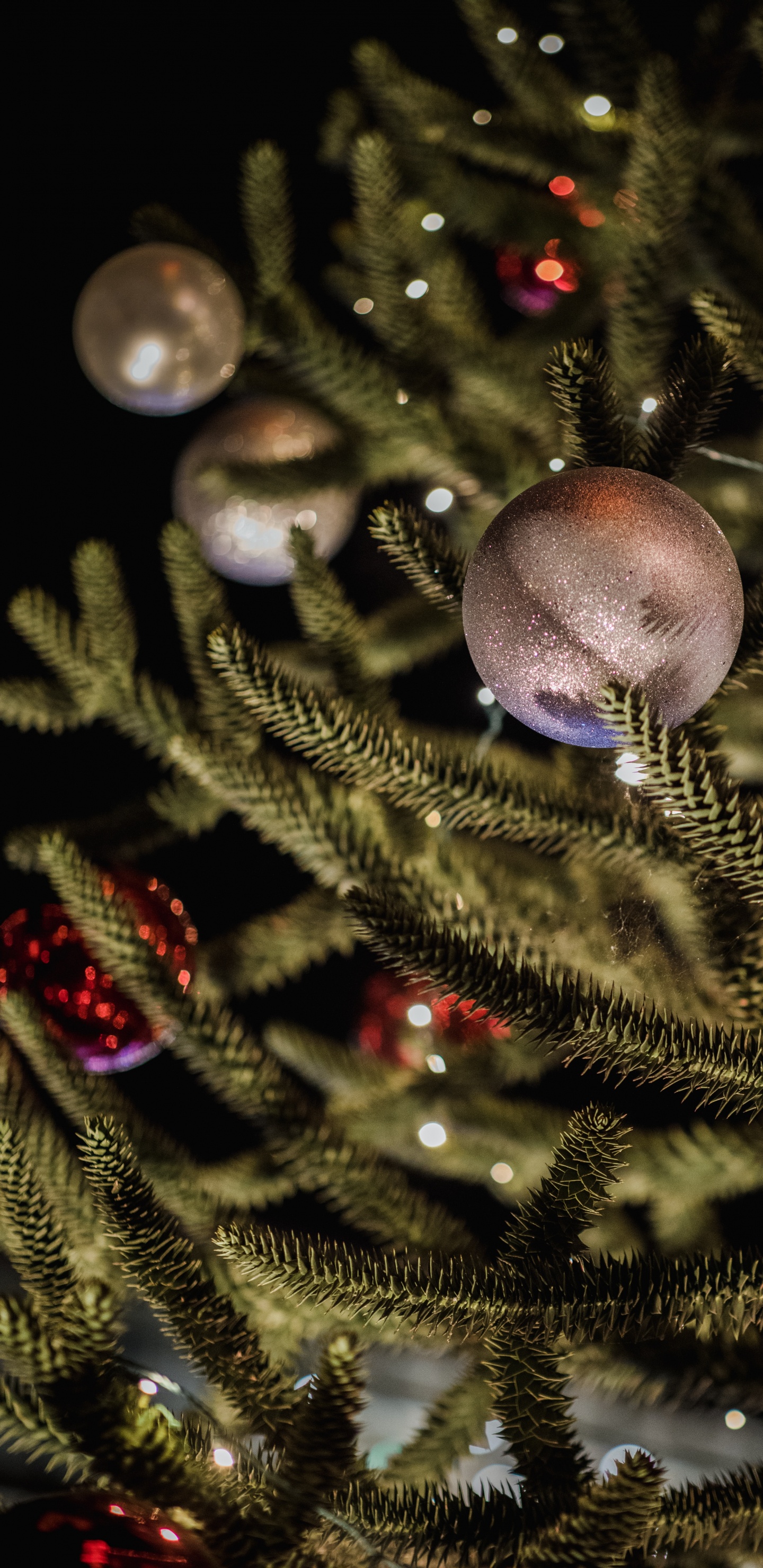 Обои орнамент, Новый год, Рождественские украшения, Рождественский день, рождественский орнамент в разрешении 1440x2960