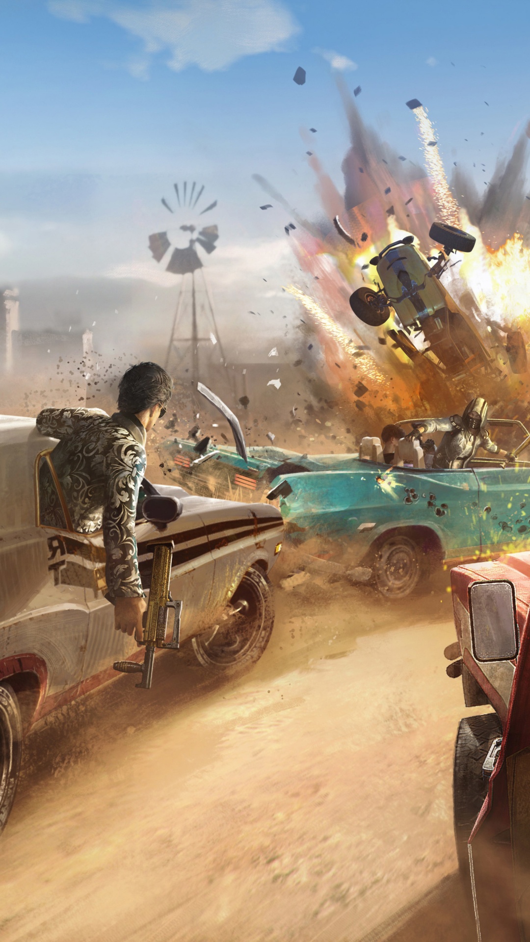 Обои pubg 5 сезон, PUBG, шутер, онлайн игра, сезон в разрешении 1080x1920