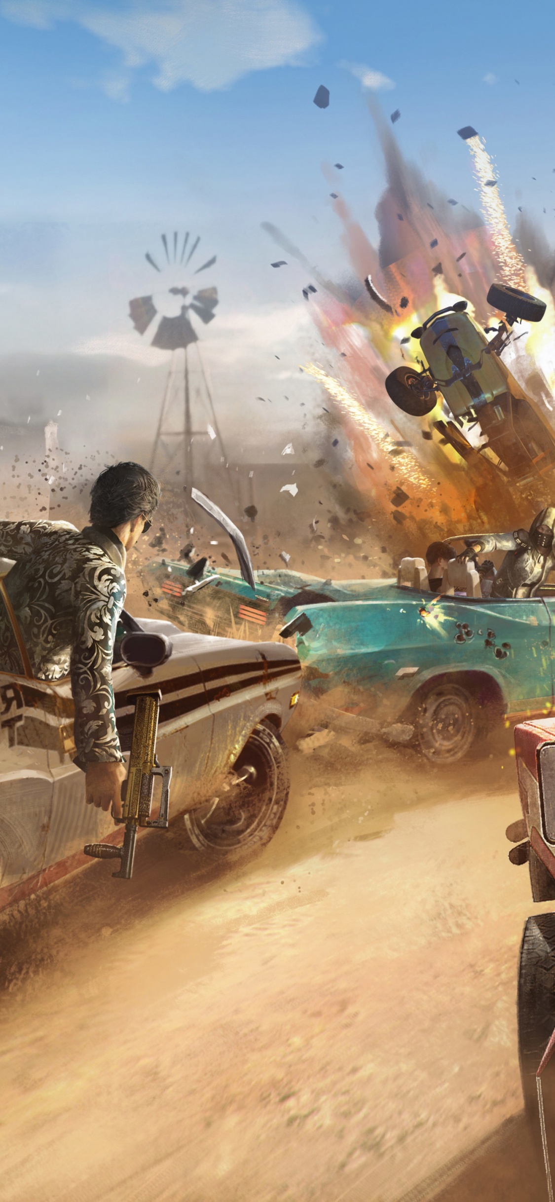 Обои pubg 5 сезон, PUBG, шутер, онлайн игра, сезон в разрешении 1125x2436