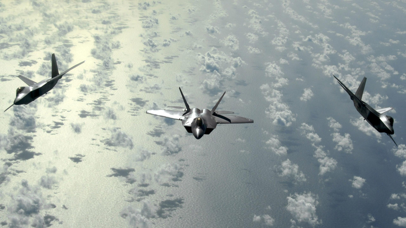 Обои самолеты, военный самолет, самолет, истребительная авиация, воздушные силы в разрешении 1366x768